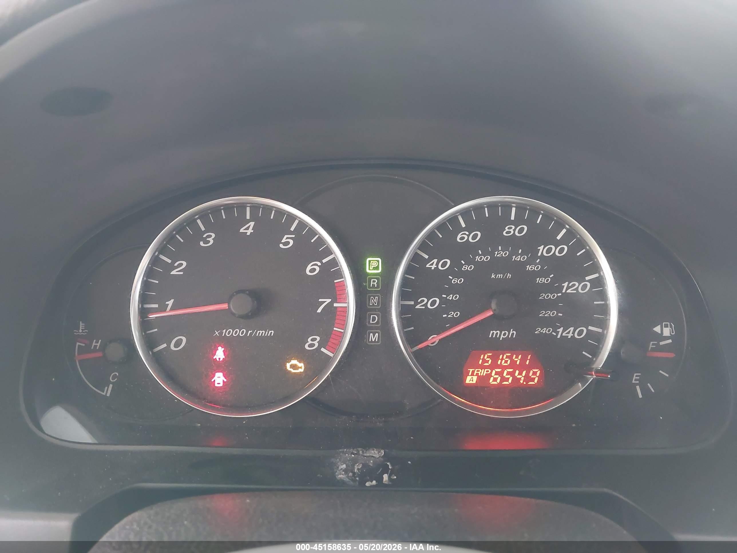 2006 Mazda Mazda6 S Серебряный vin: 1YVHP80D465M56072