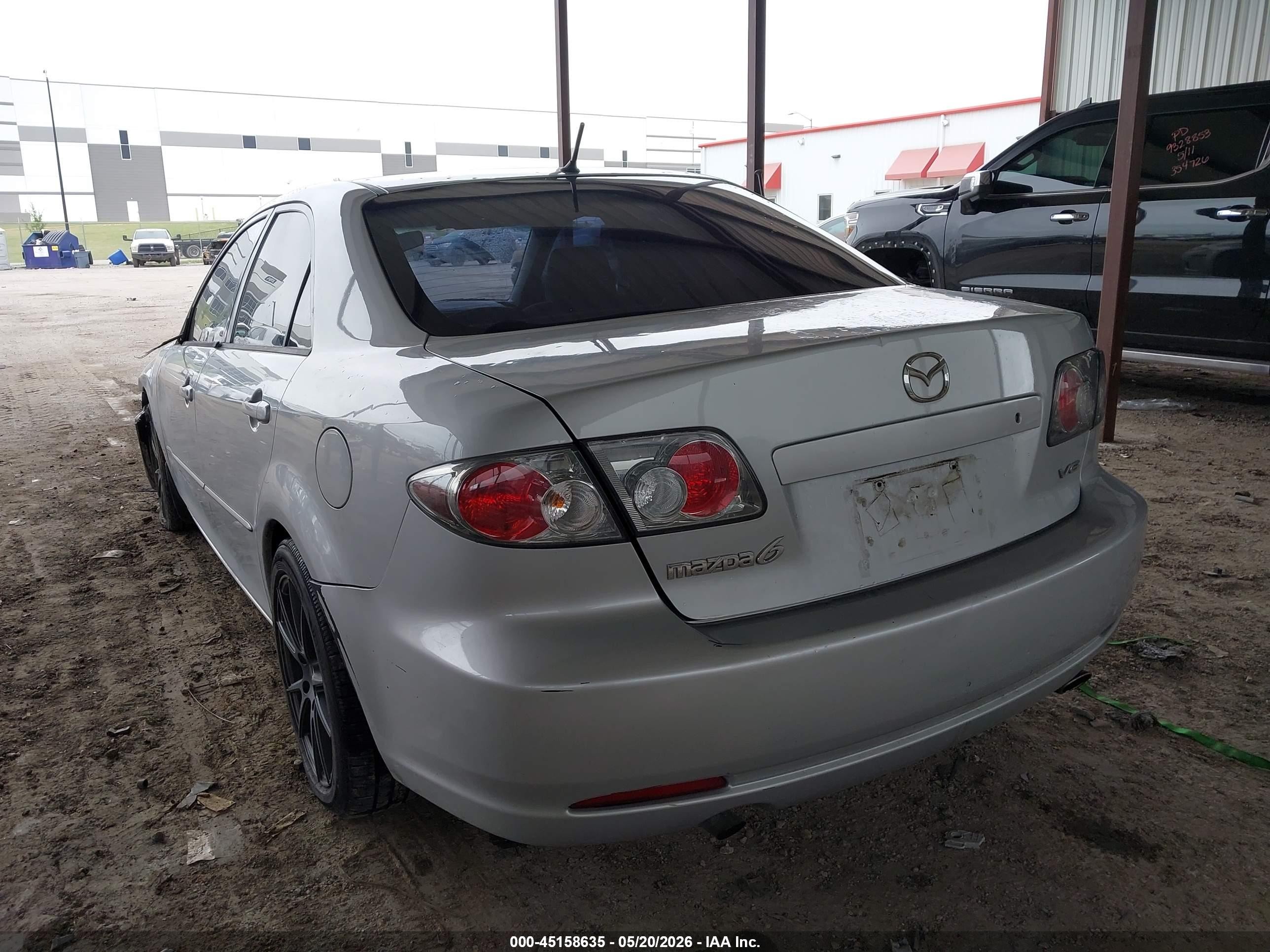 2006 Mazda Mazda6 S Серебряный vin: 1YVHP80D465M56072