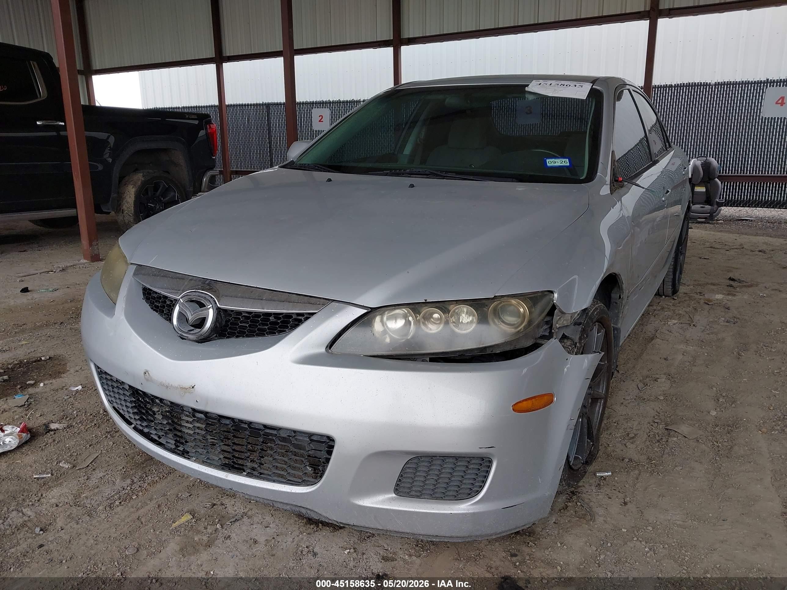2006 Mazda Mazda6 S Серебряный vin: 1YVHP80D465M56072