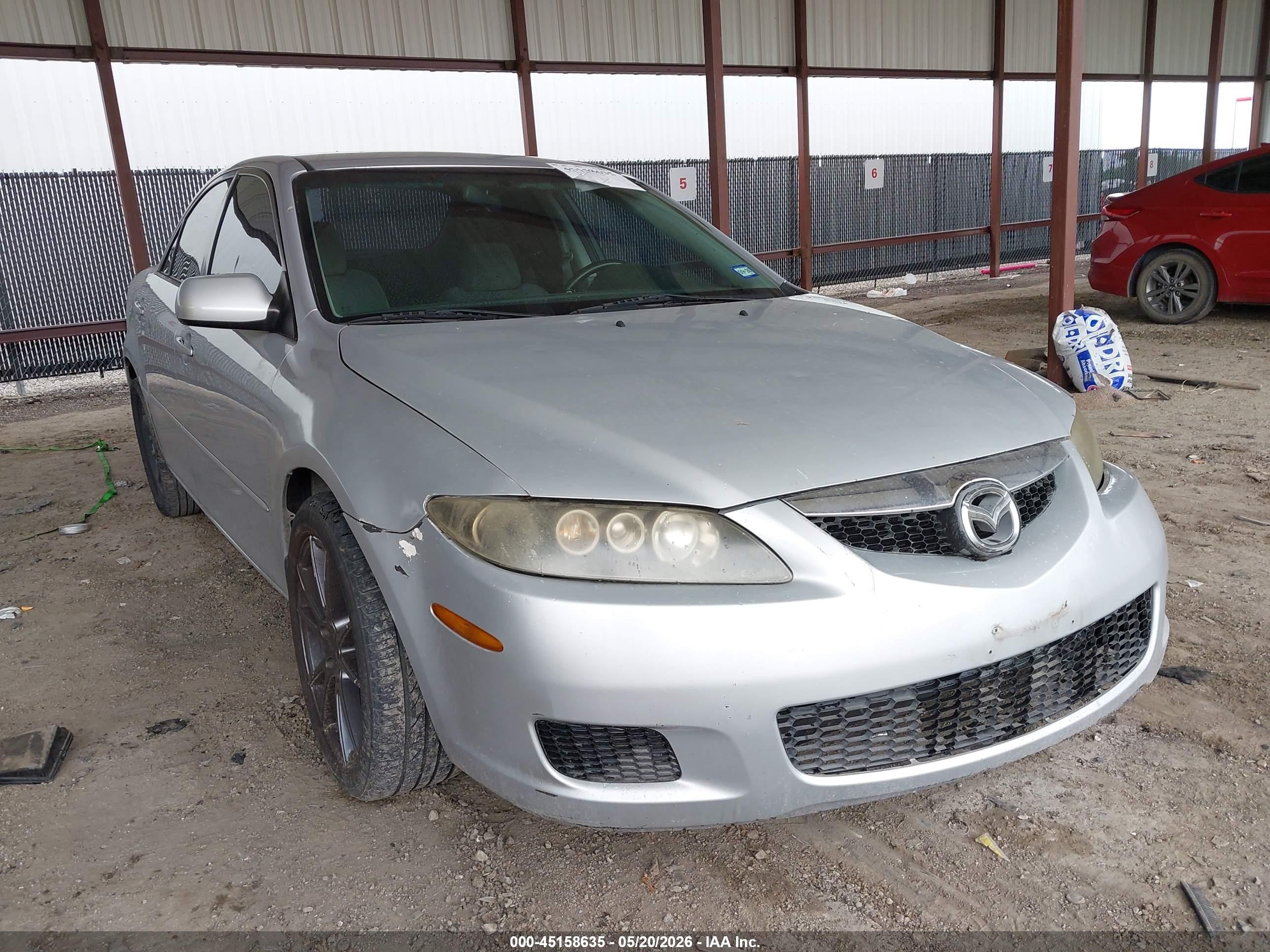 2006 Mazda Mazda6 S Silver vin: 1YVHP80D465M56072