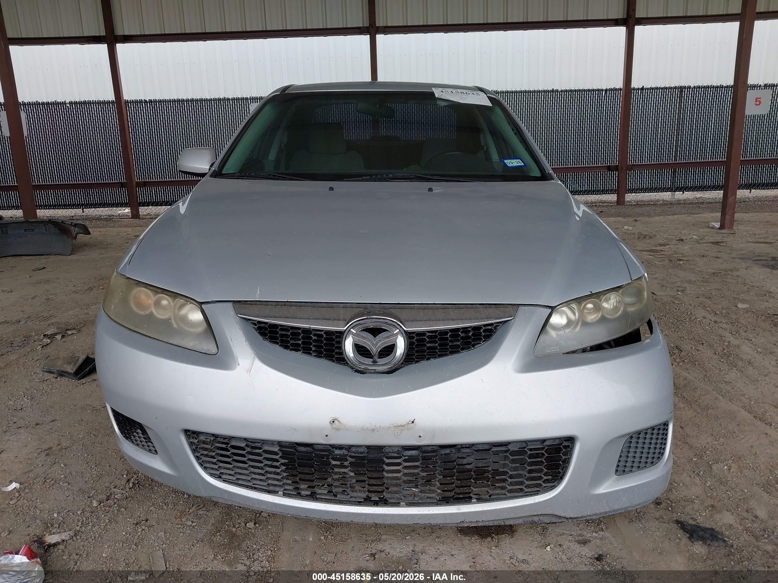 2006 Mazda Mazda6 S Серебряный vin: 1YVHP80D465M56072