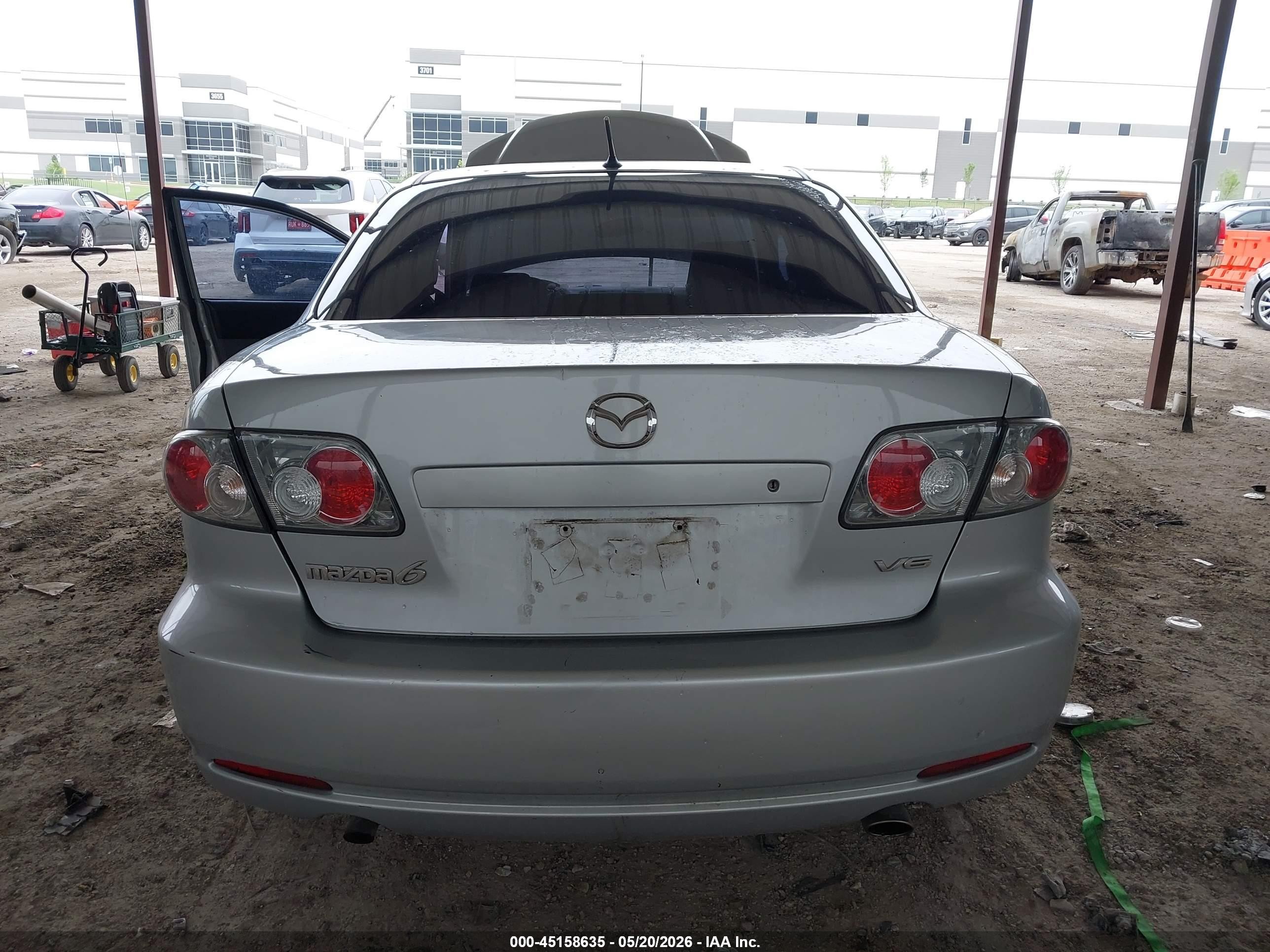 2006 Mazda Mazda6 S Серебряный vin: 1YVHP80D465M56072