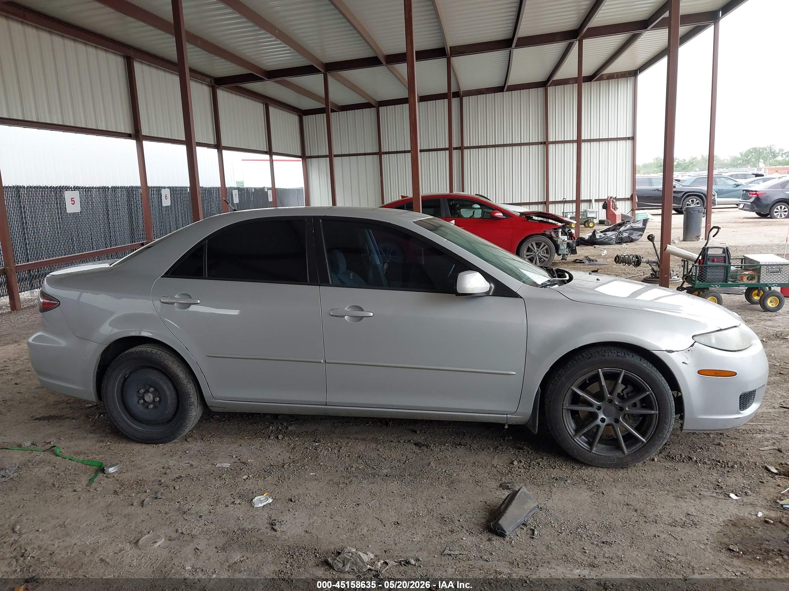 2006 Mazda Mazda6 S Серебряный vin: 1YVHP80D465M56072