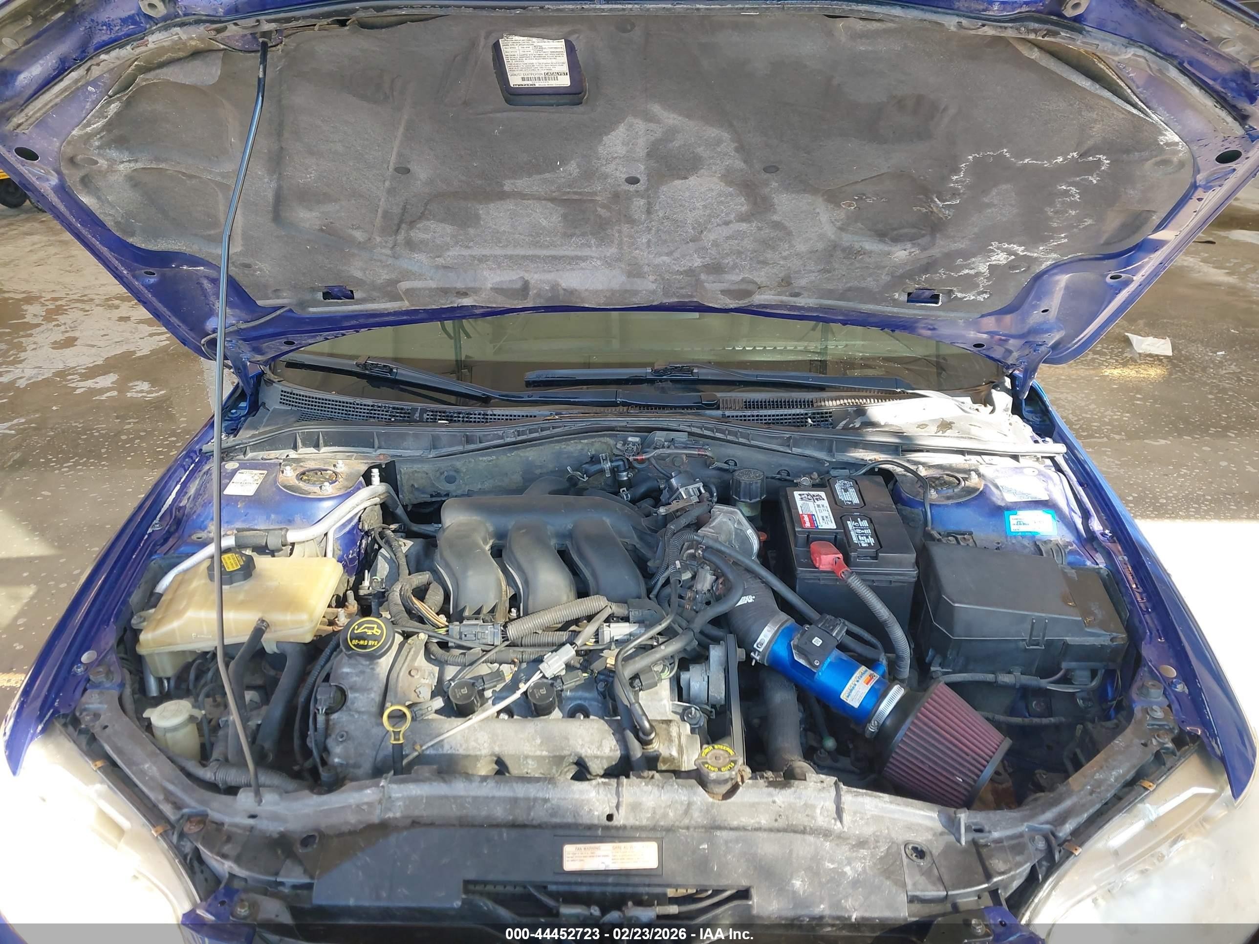 2003 Mazda Mazda6 S Blue vin: 1YVHP80D635M13655