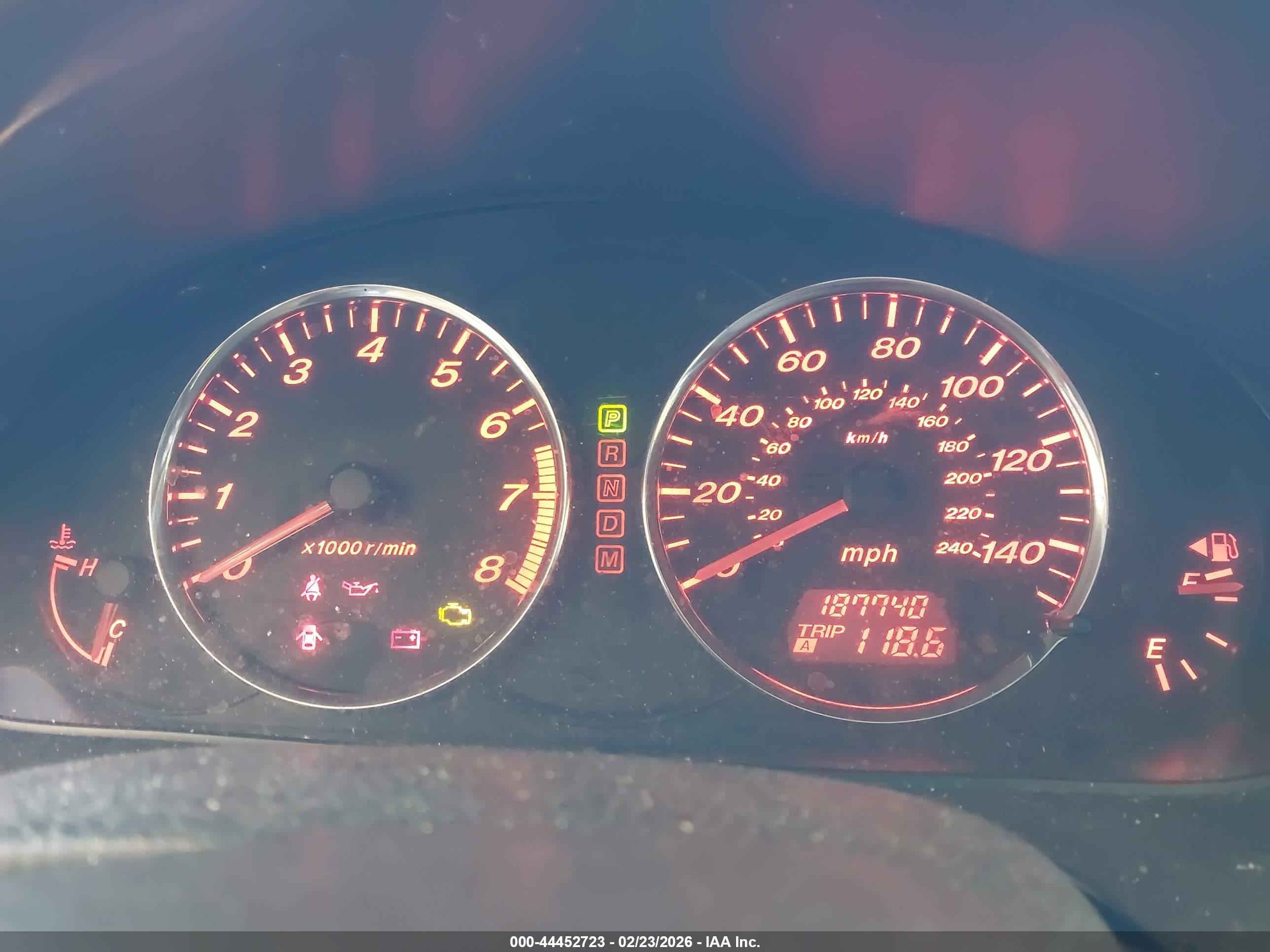 2003 Mazda Mazda6 S Blue vin: 1YVHP80D635M13655