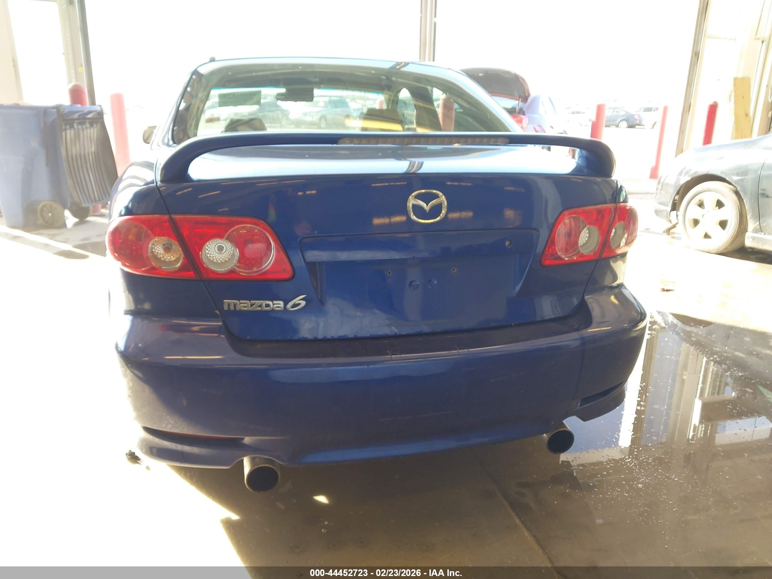 2003 Mazda Mazda6 S Blue vin: 1YVHP80D635M13655