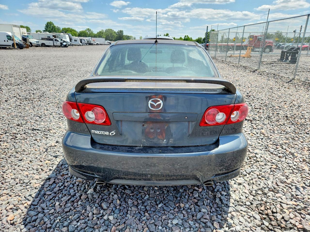 2004 Mazda 6 S Gray vin: 1YVHP80D645N97531