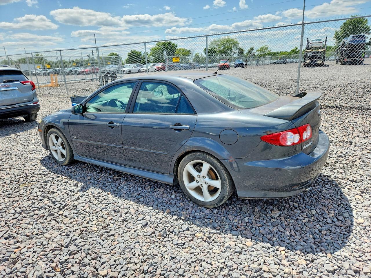 2004 Mazda 6 S Gray vin: 1YVHP80D645N97531