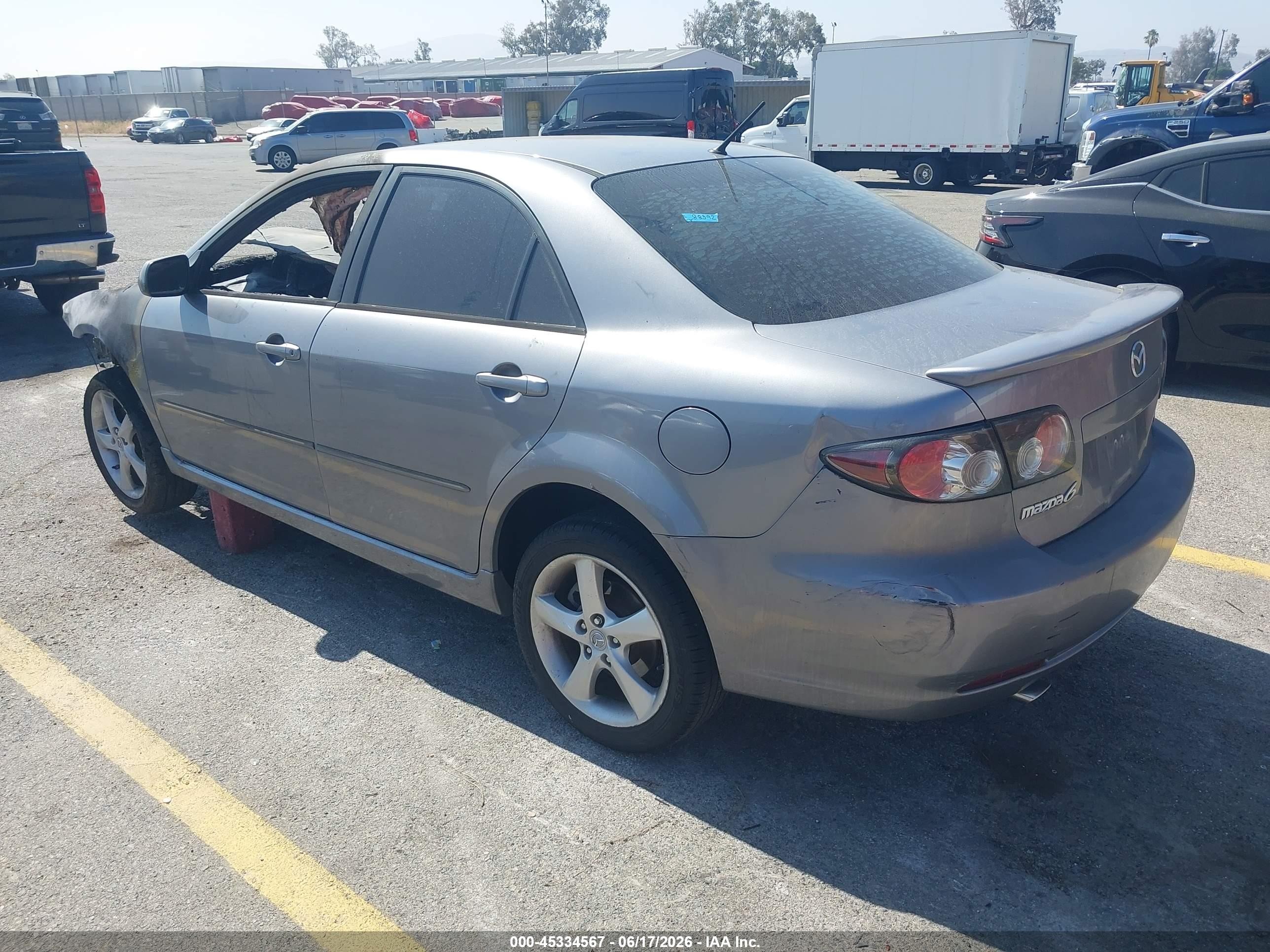 2008 Mazda Mazda6 S Sport Ve Silver vin: 1YVHP80D685M21665