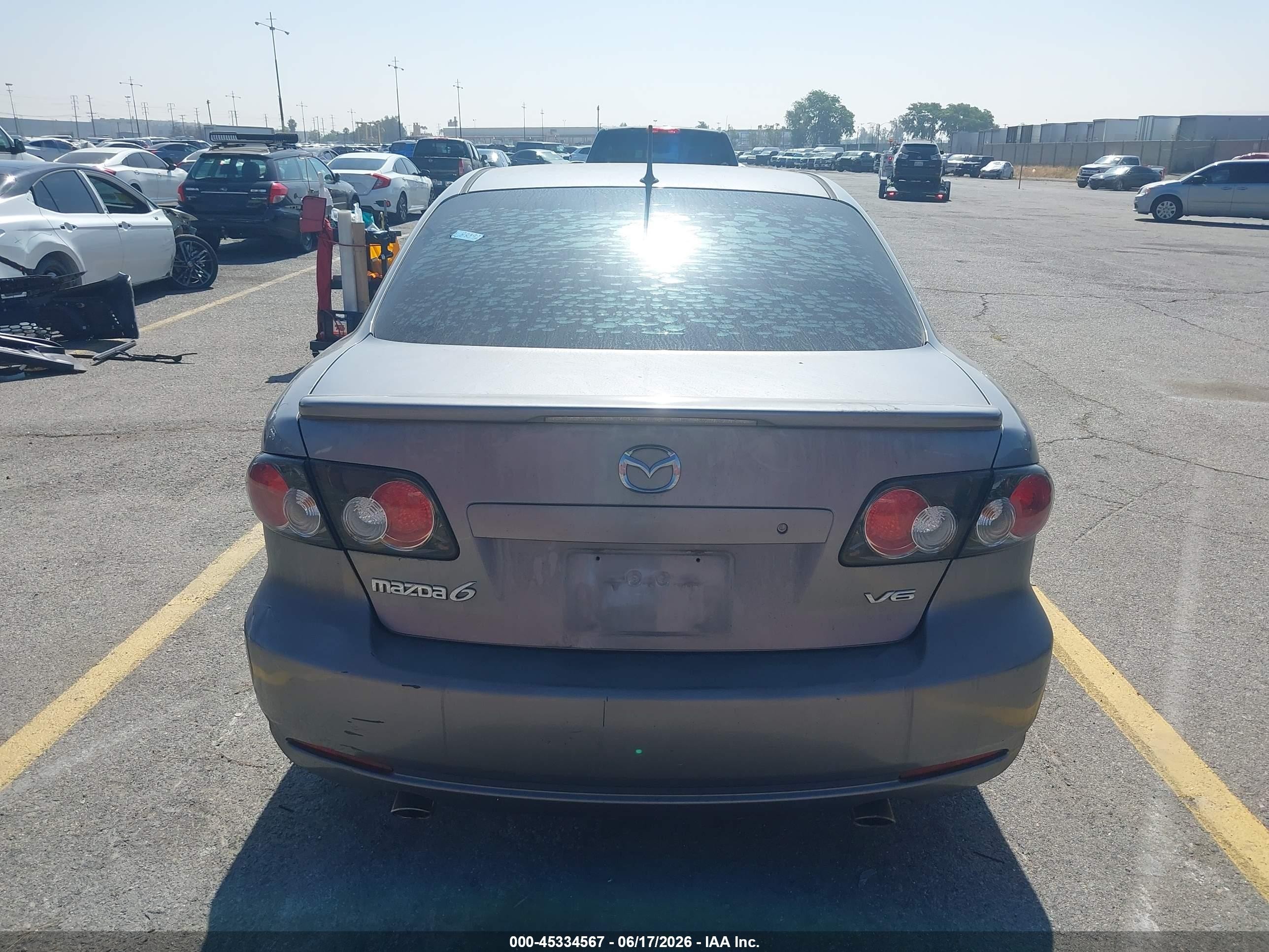 2008 Mazda Mazda6 S Sport Ve Silver vin: 1YVHP80D685M21665