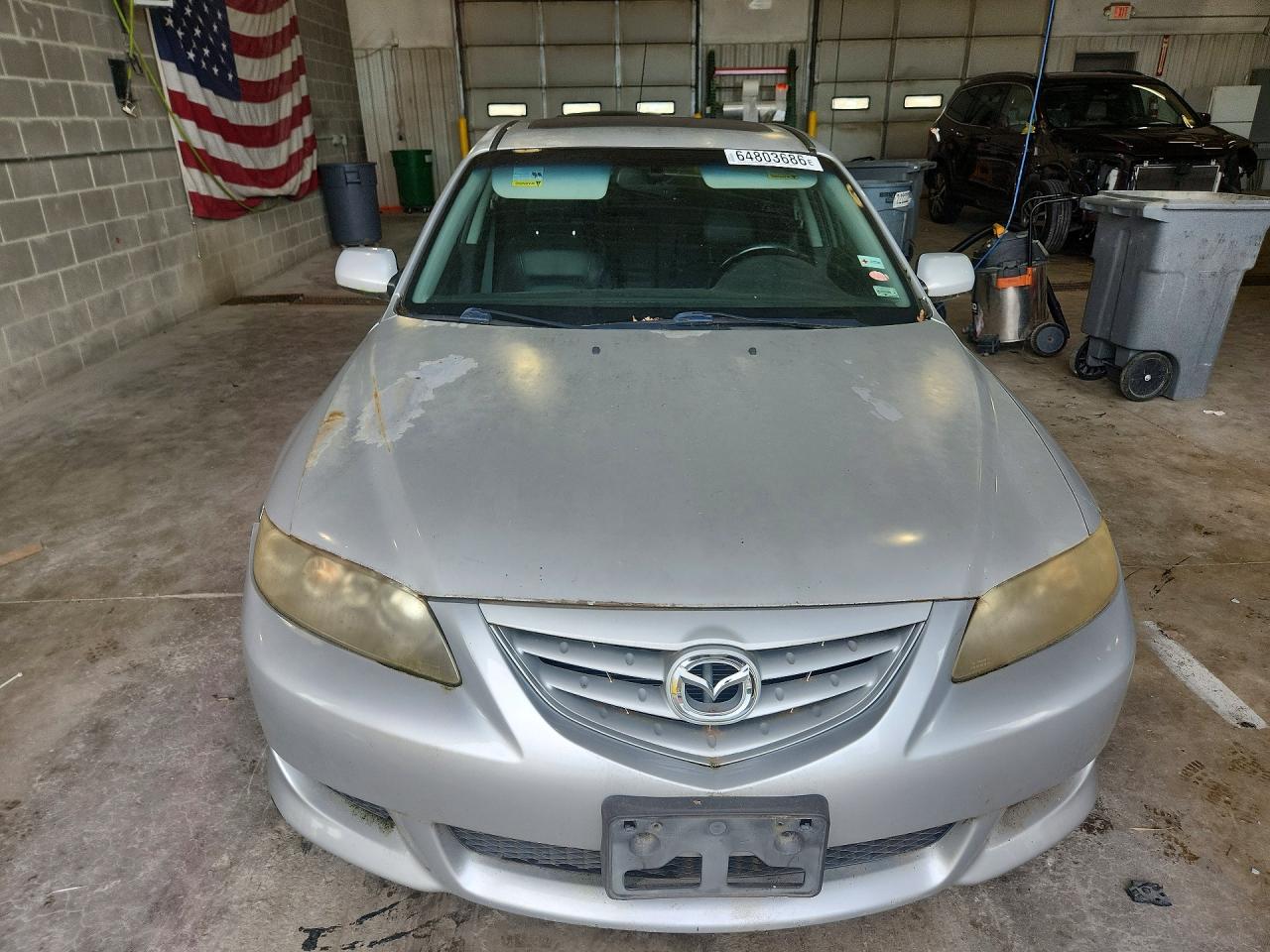 2005 Mazda Mazda6 S 4d Sedan Silver vin: 1YVHP80D755M11934