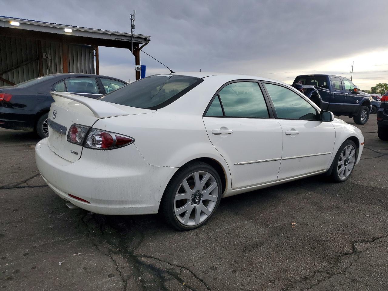2006 Mazda 6 S White vin: 1YVHP80D765M07240