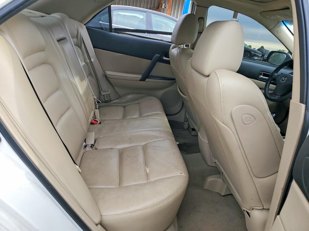 2006 Mazda 6 S White vin: 1YVHP80D765M07240