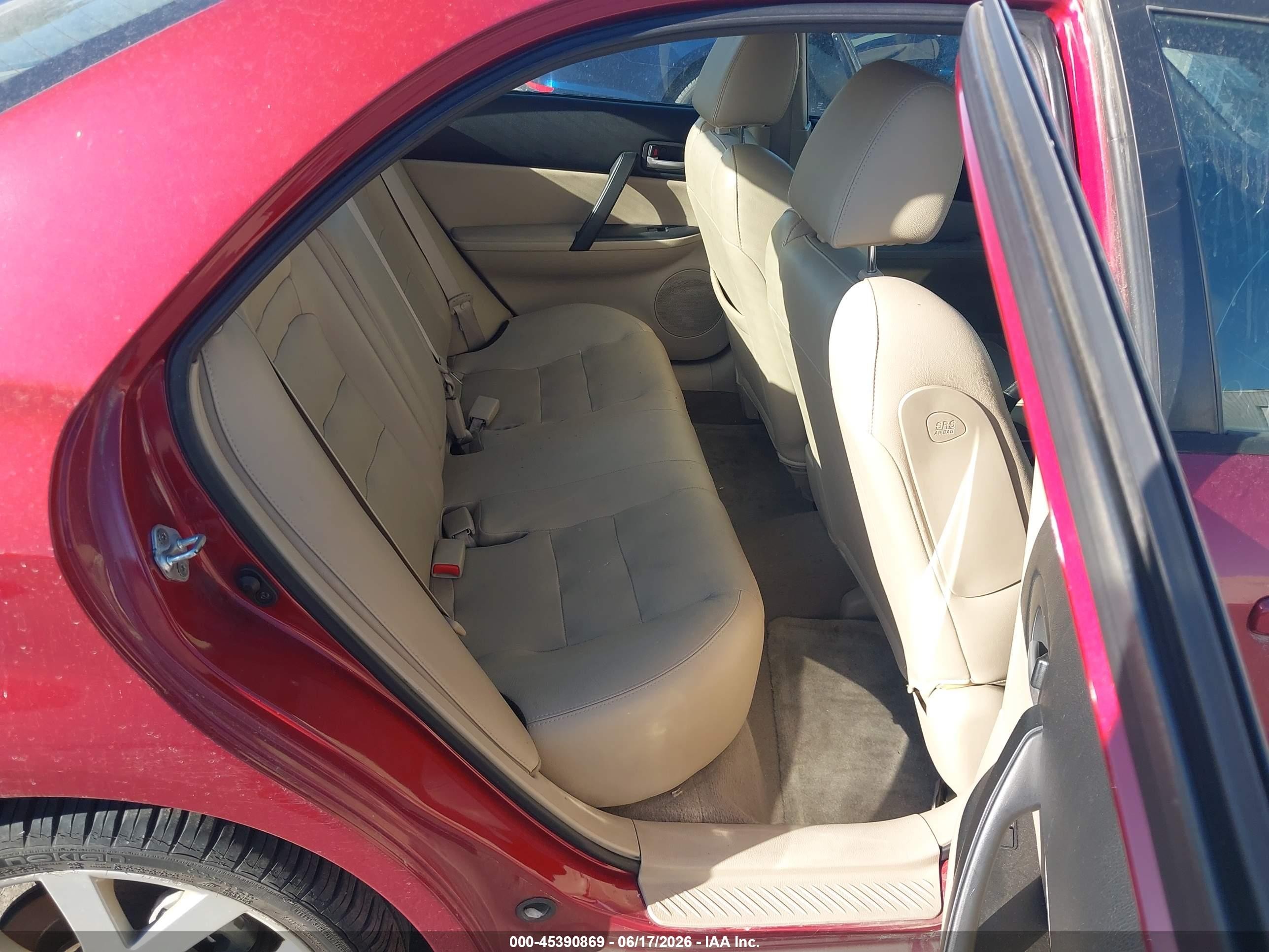 2006 Mazda Mazda6 S Grand Touring Красный vin: 1YVHP80D765M34891