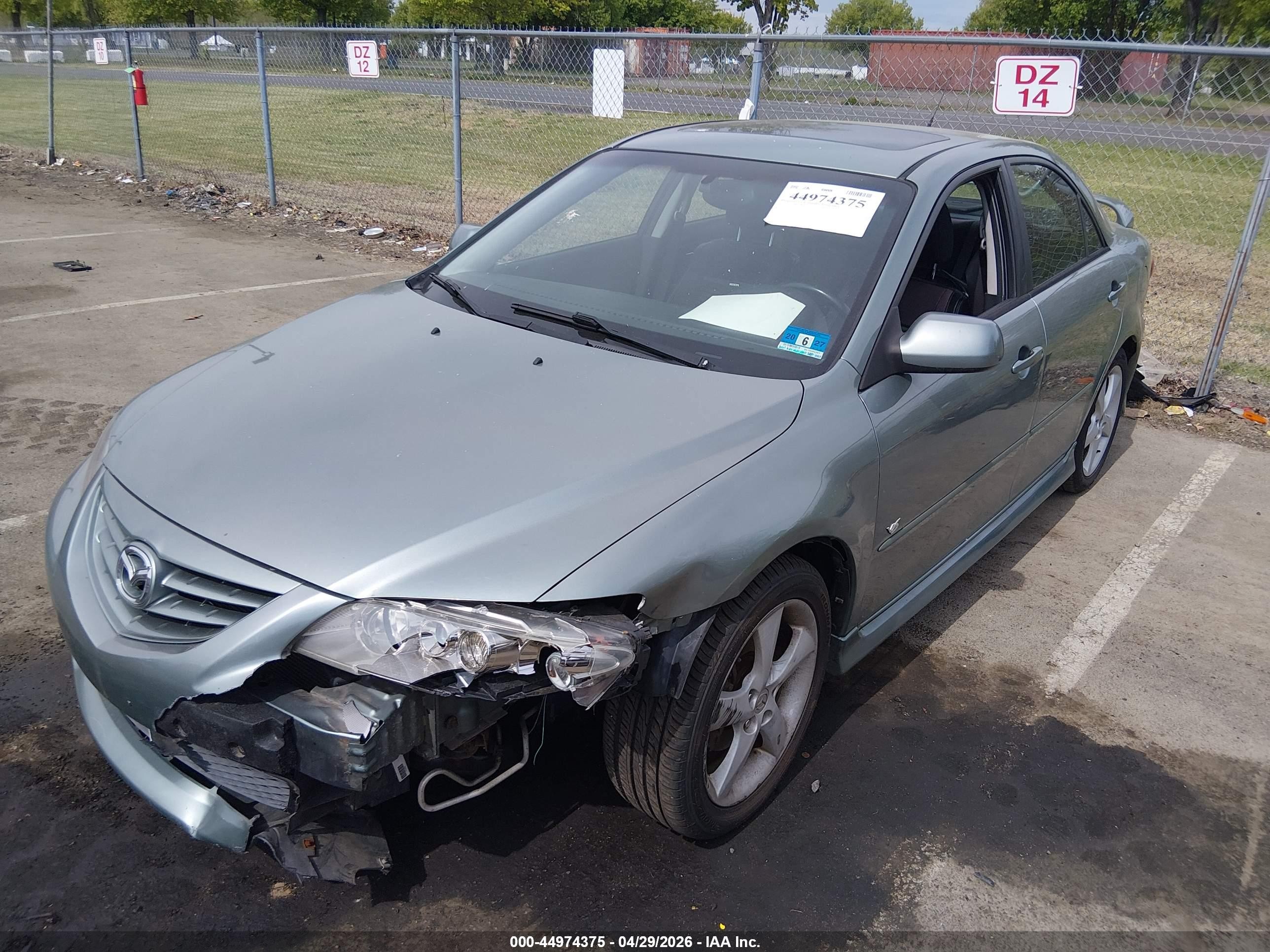 2005 Mazda Mazda6 S Sport Teal vin: 1YVHP80D855M07911