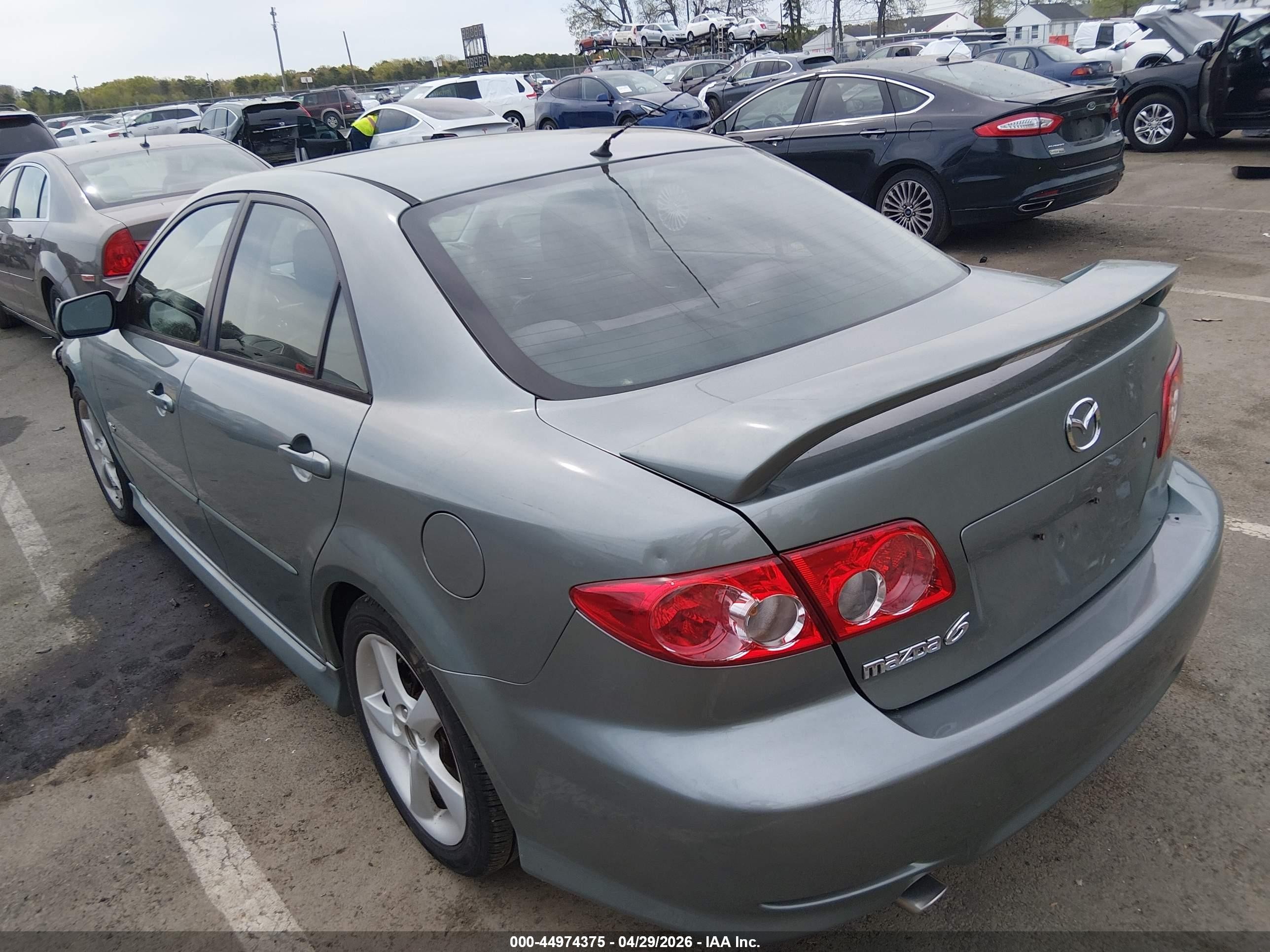 2005 Mazda Mazda6 S Sport Teal vin: 1YVHP80D855M07911