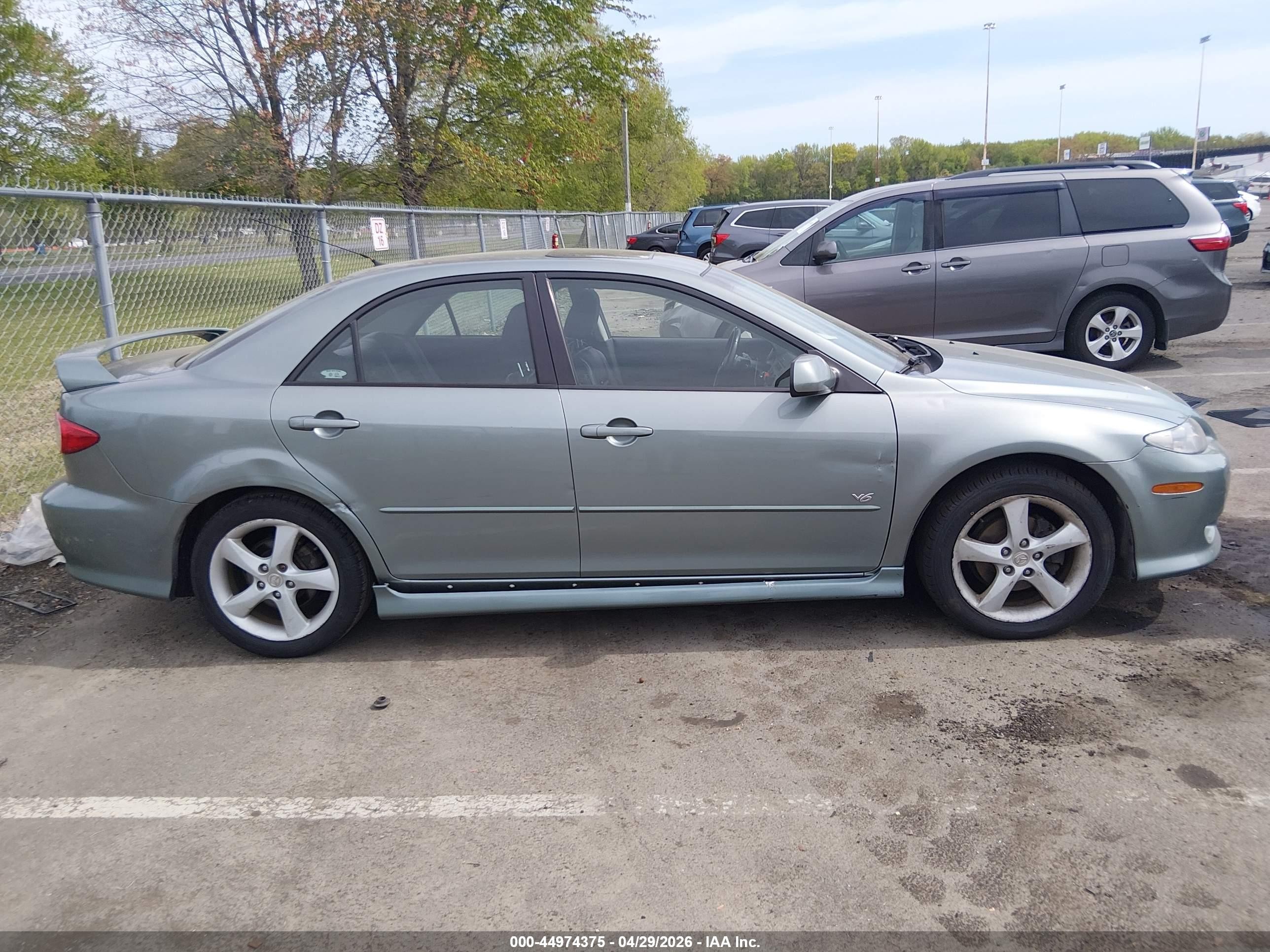2005 Mazda Mazda6 S Sport Teal vin: 1YVHP80D855M07911