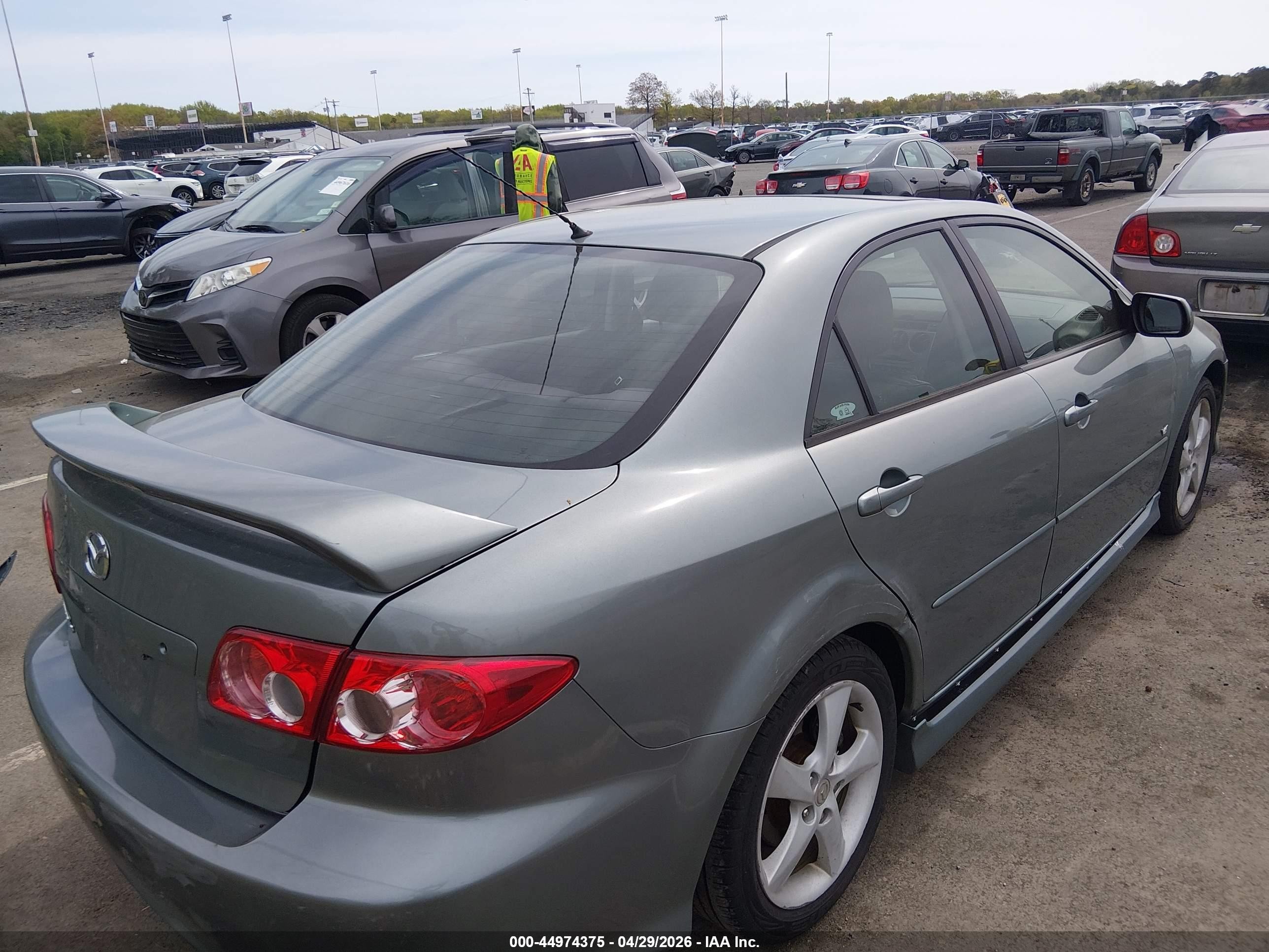 2005 Mazda Mazda6 S Sport Teal vin: 1YVHP80D855M07911