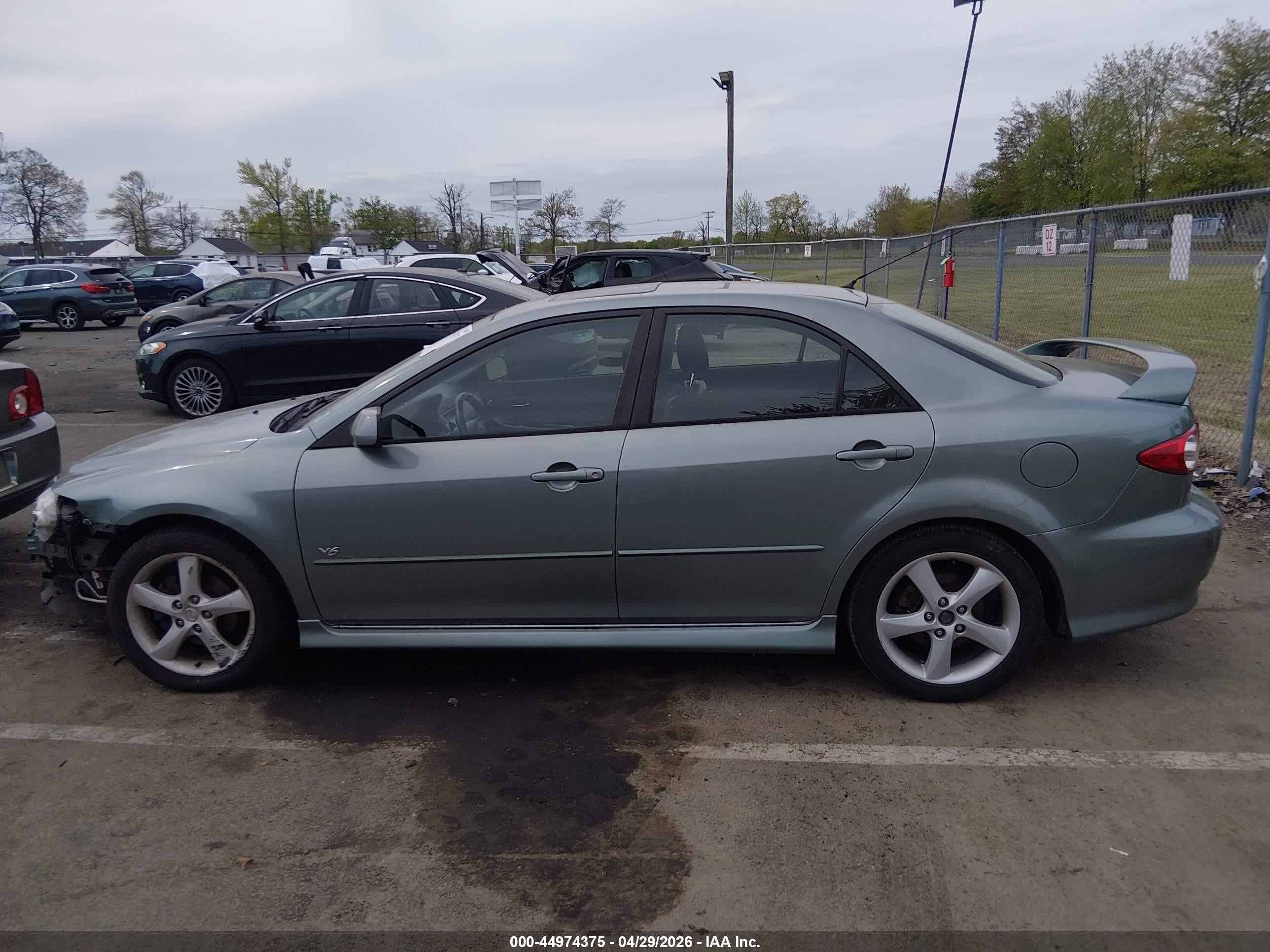 2005 Mazda Mazda6 S Sport Teal vin: 1YVHP80D855M07911