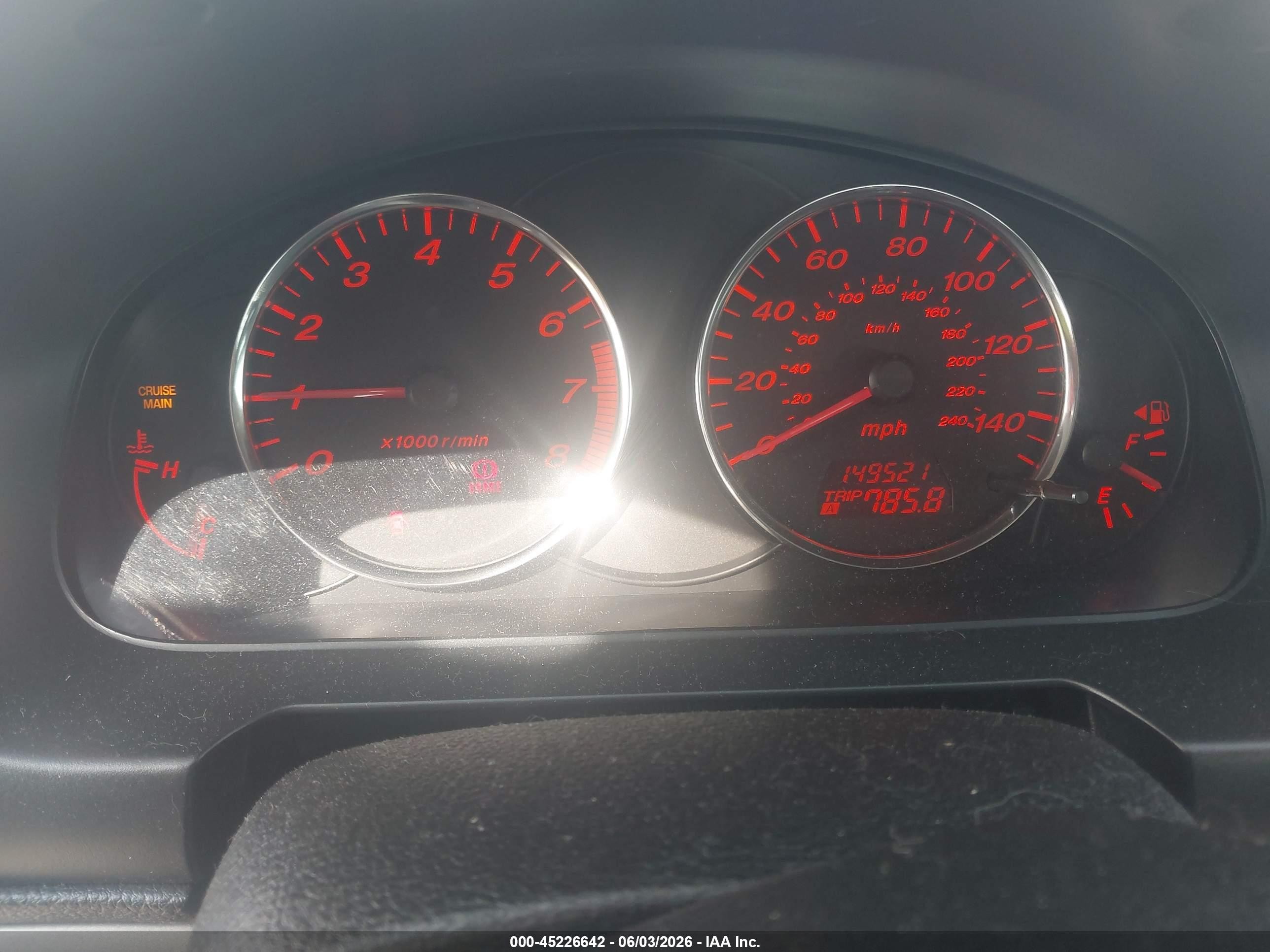 2005 Mazda Mazda6 S Sport Серебряный vin: 1YVHP80D855M50628