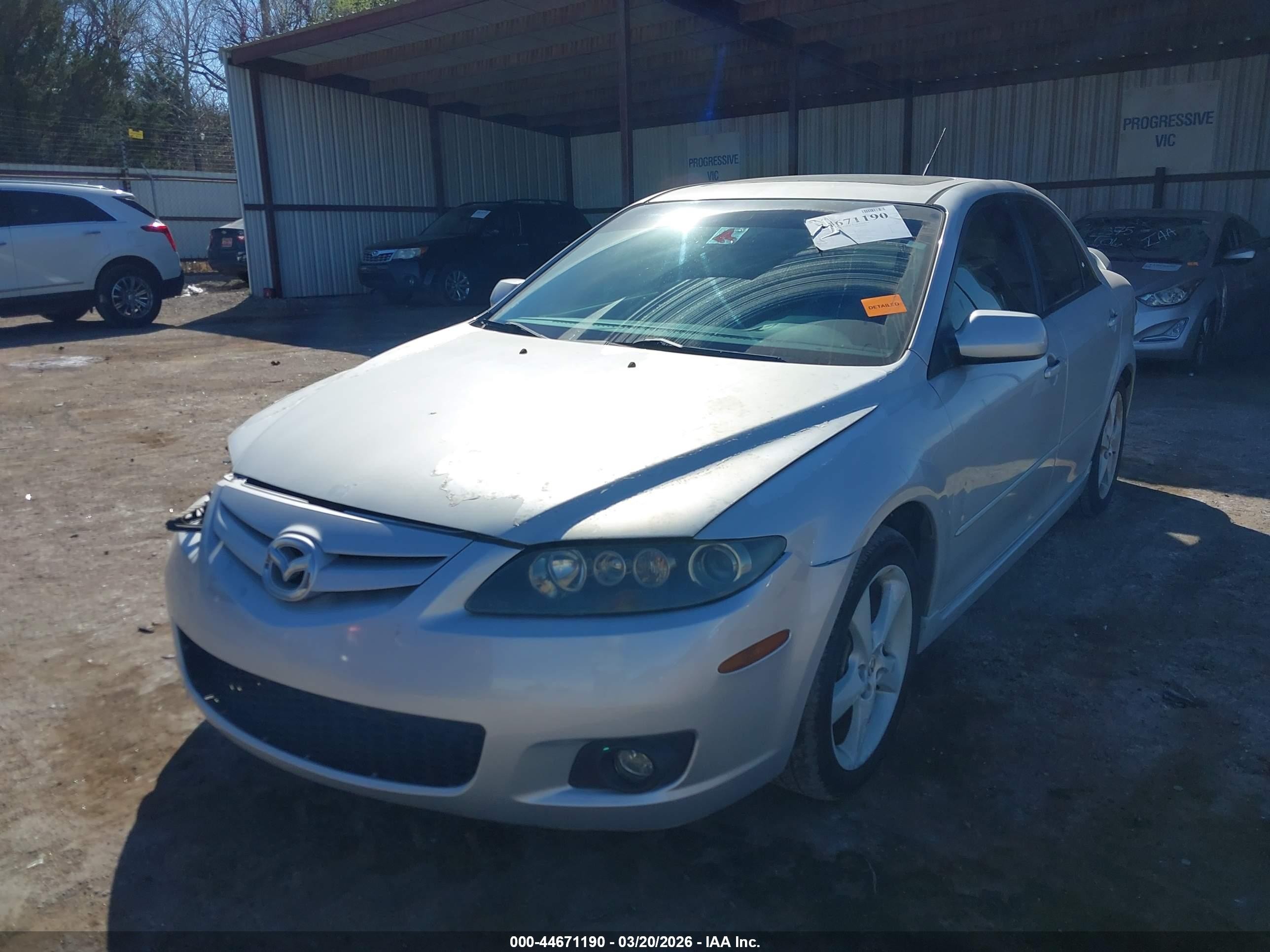 2006 Mazda Mazda6 I Grand Sport Silver vin: 1YVHP80D865M03519