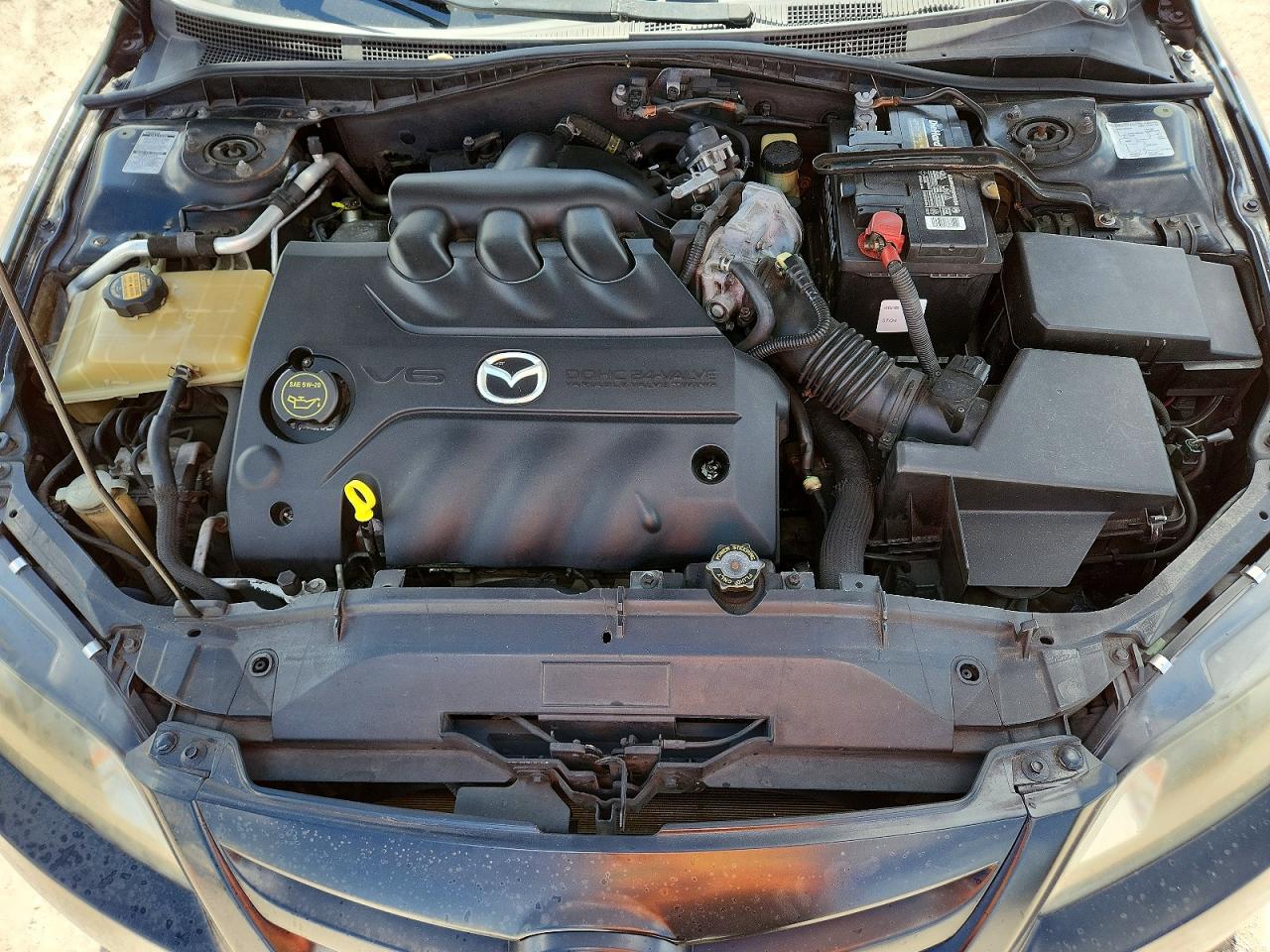 2006 Mazda 6 S Black vin: 1YVHP80D865M19378