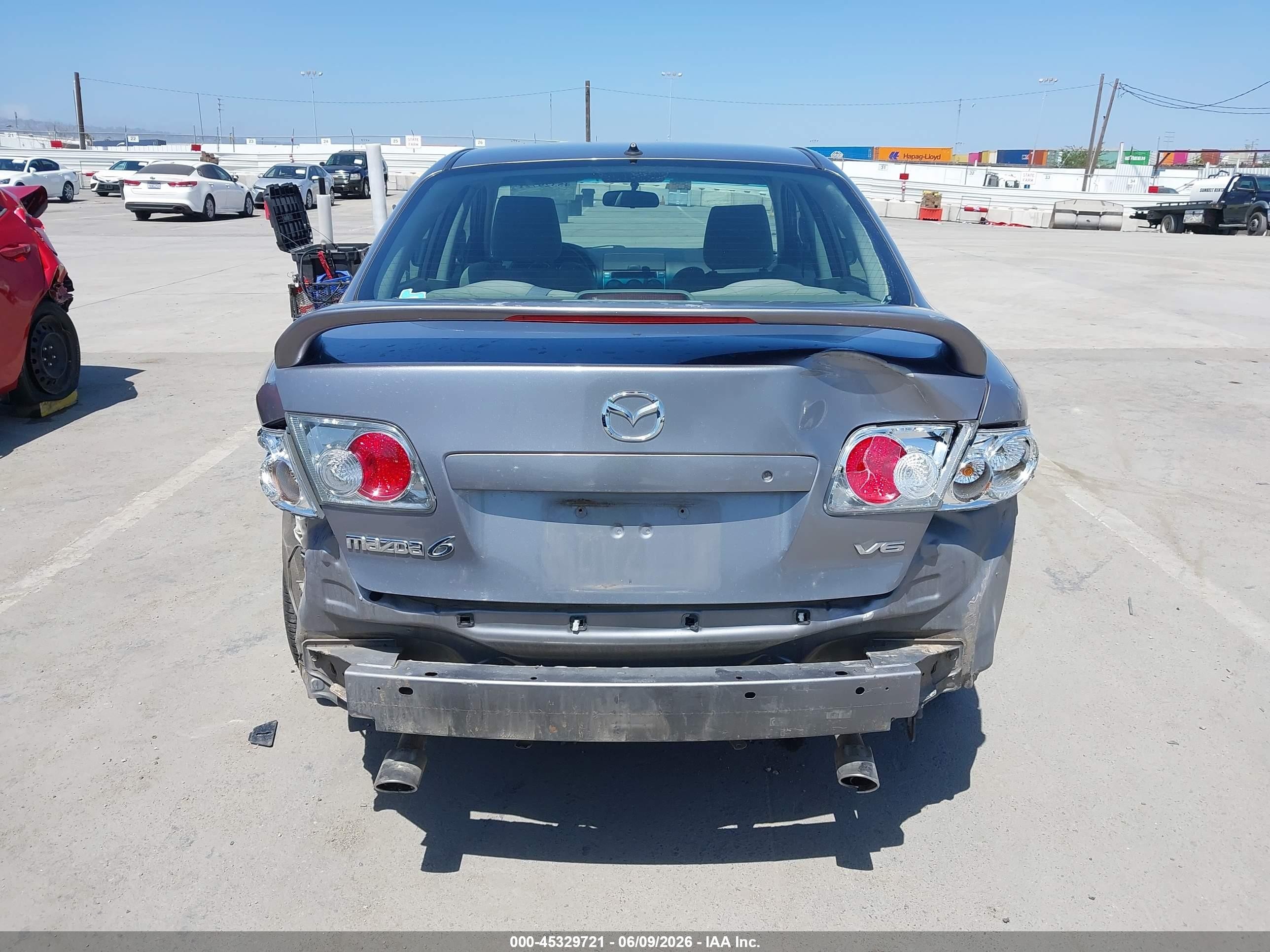 2006 Mazda Mazda6 S Purple vin: 1YVHP80D865M64935