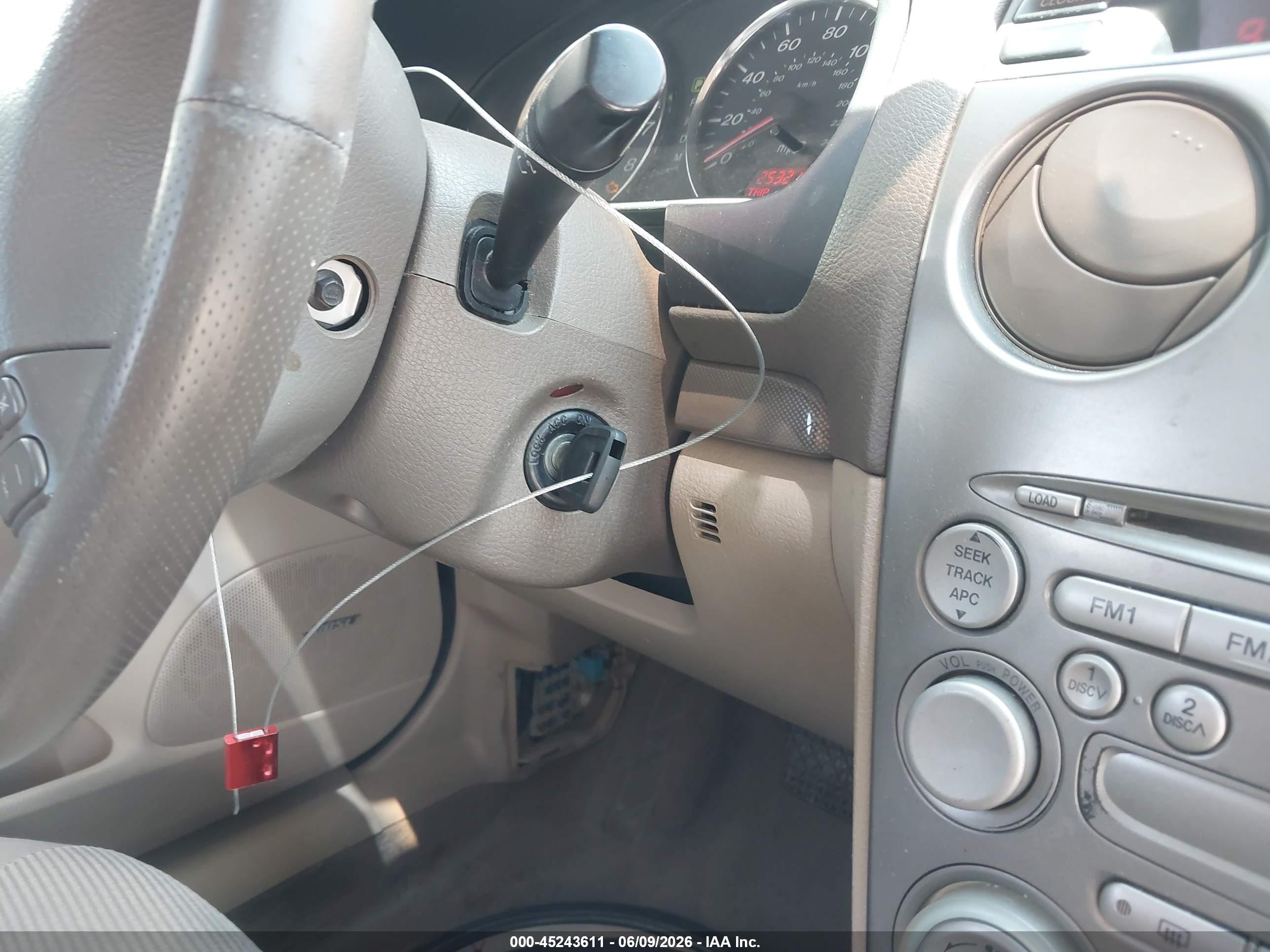 2004 Mazda Mazda6 S Red vin: 1YVHP80D945N66273