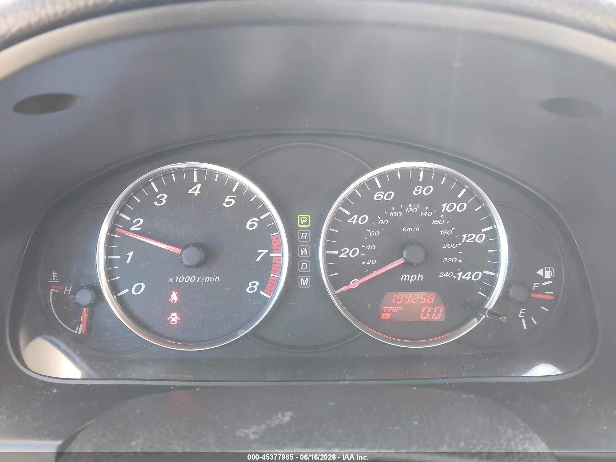 2006 Mazda Mazda6 S Blue vin: 1YVHP80D965M22662