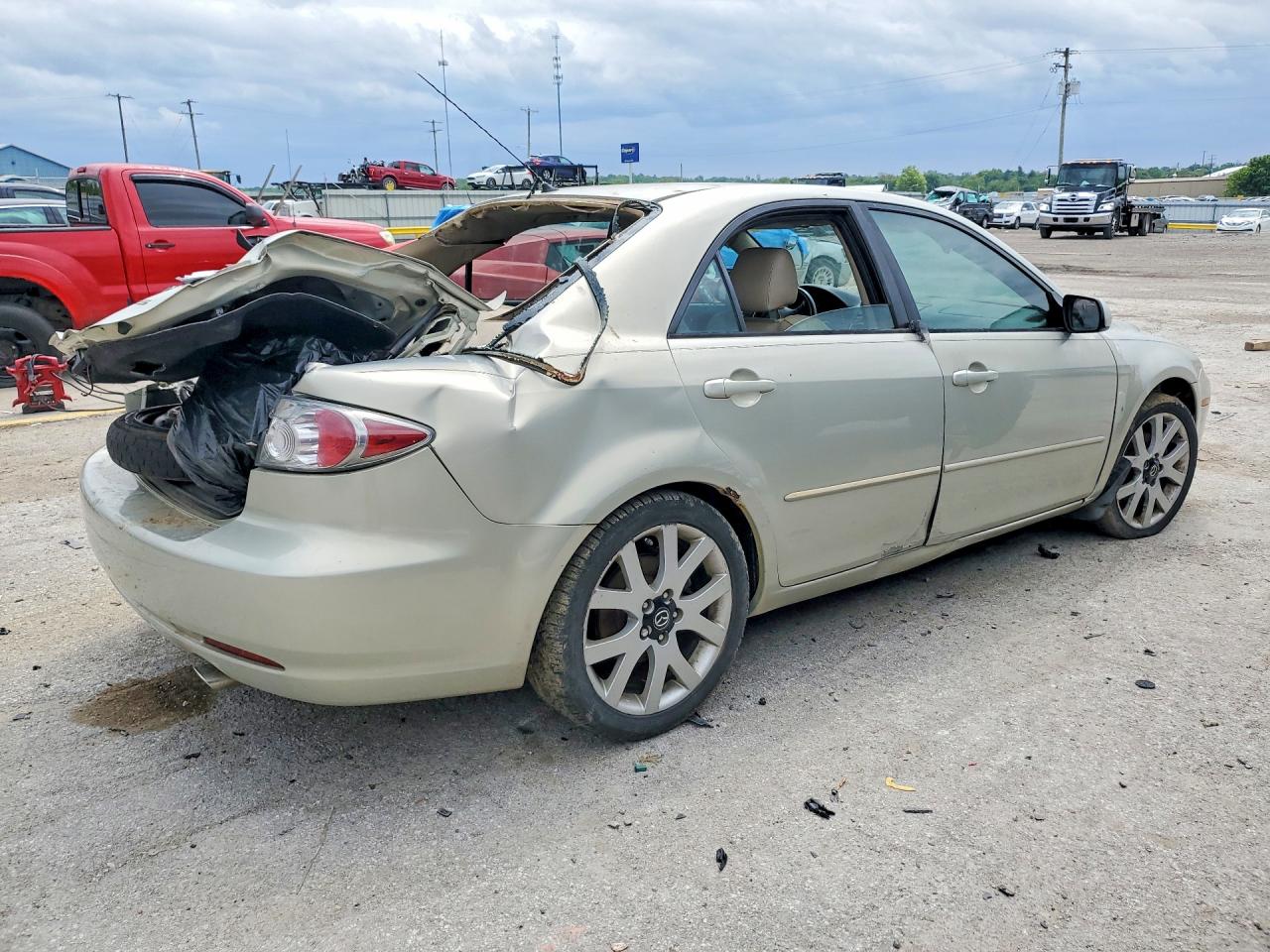 2006 Mazda 6 S Silver vin: 1YVHP80D965M27568