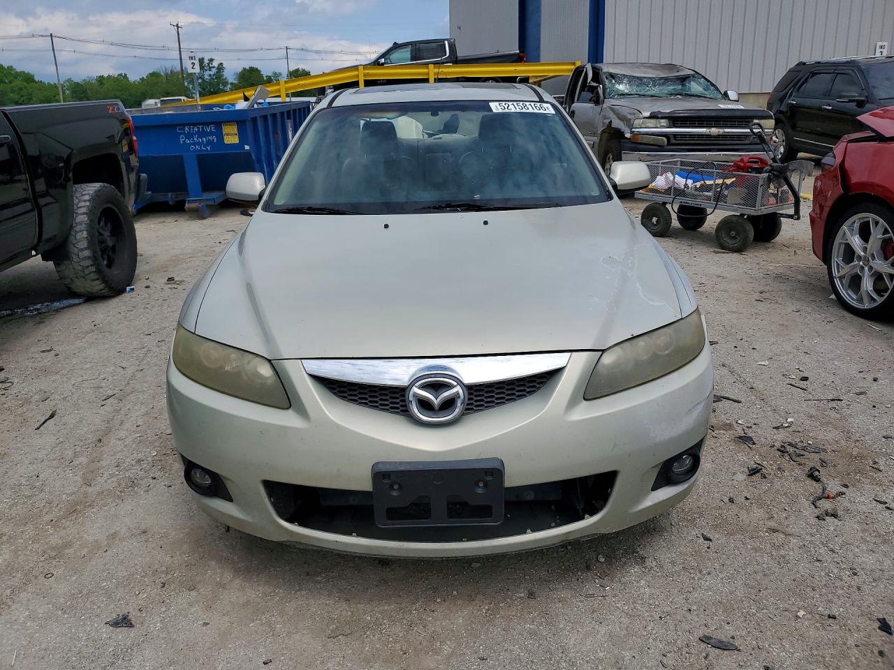2006 Mazda 6 S Silver vin: 1YVHP80D965M27568