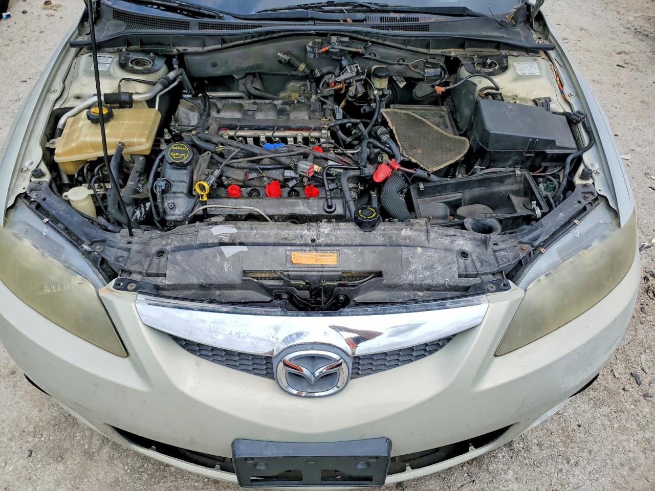 2006 Mazda 6 S Silver vin: 1YVHP80D965M27568