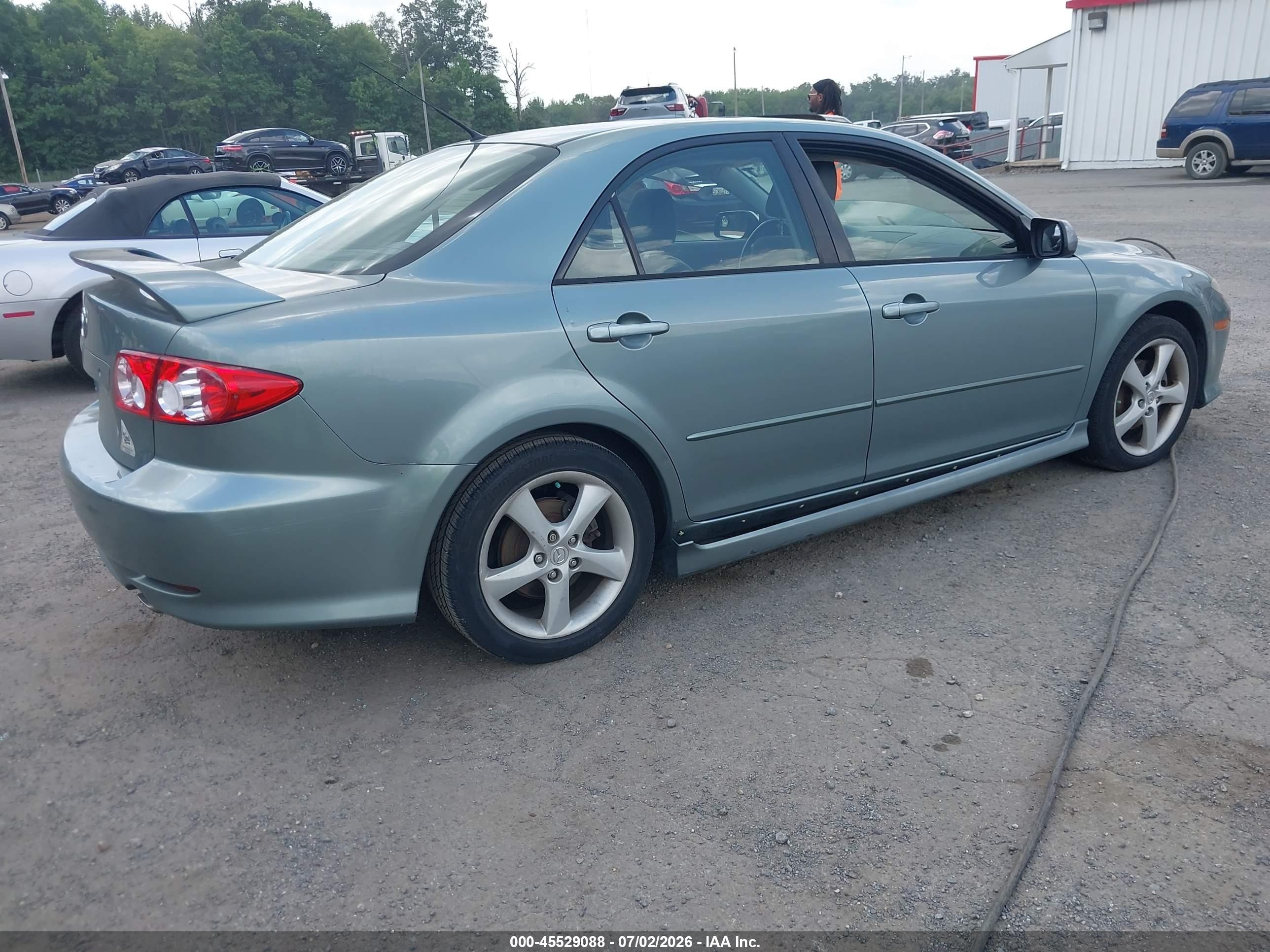 2004 Mazda Mazda6 S Teal vin: 1YVHP80DX45N24999