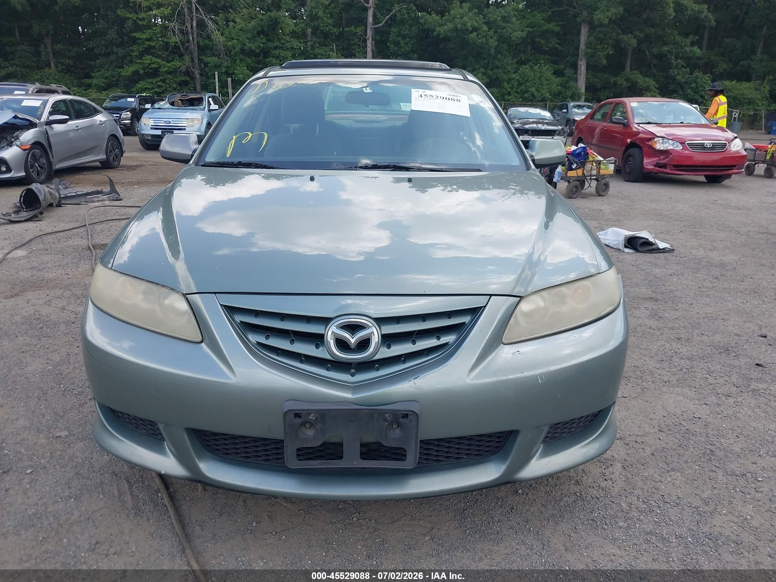 2004 Mazda Mazda6 S Teal vin: 1YVHP80DX45N24999