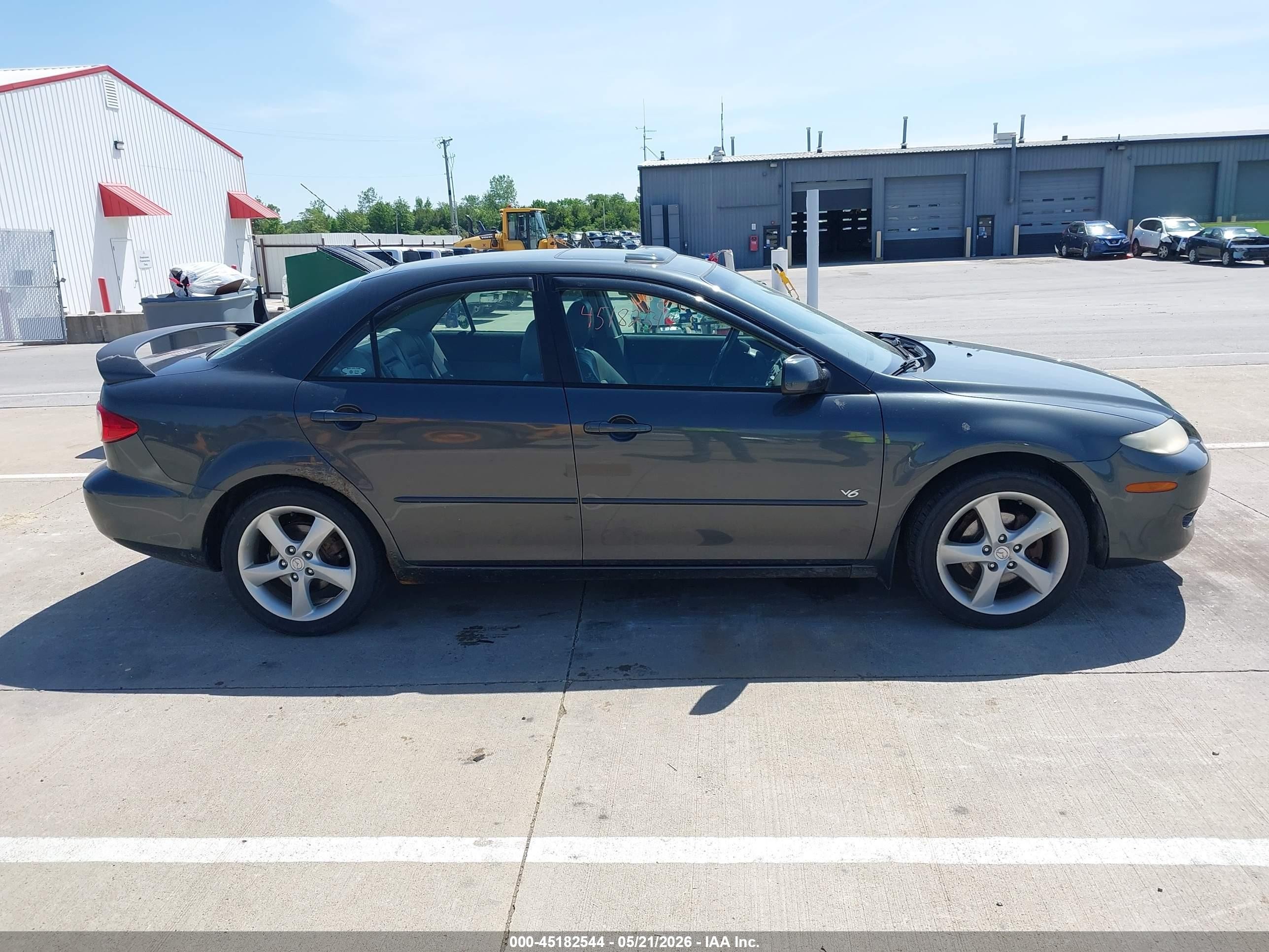 2005 Mazda Mazda6 S Grand Touring Gray vin: 1YVHP80DX55M04122
