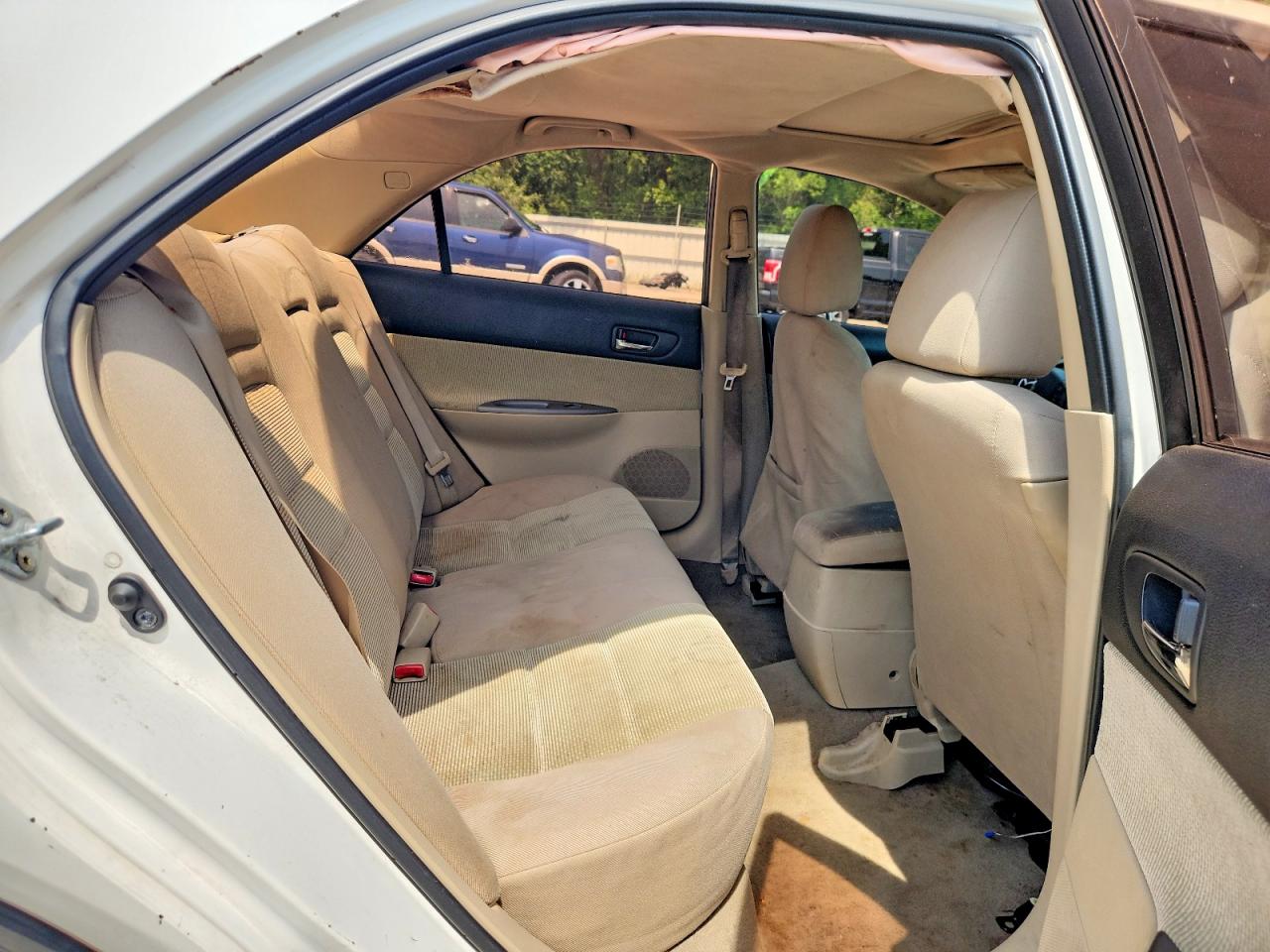 2005 Mazda 6 S White vin: 1YVHP80DX55M72078