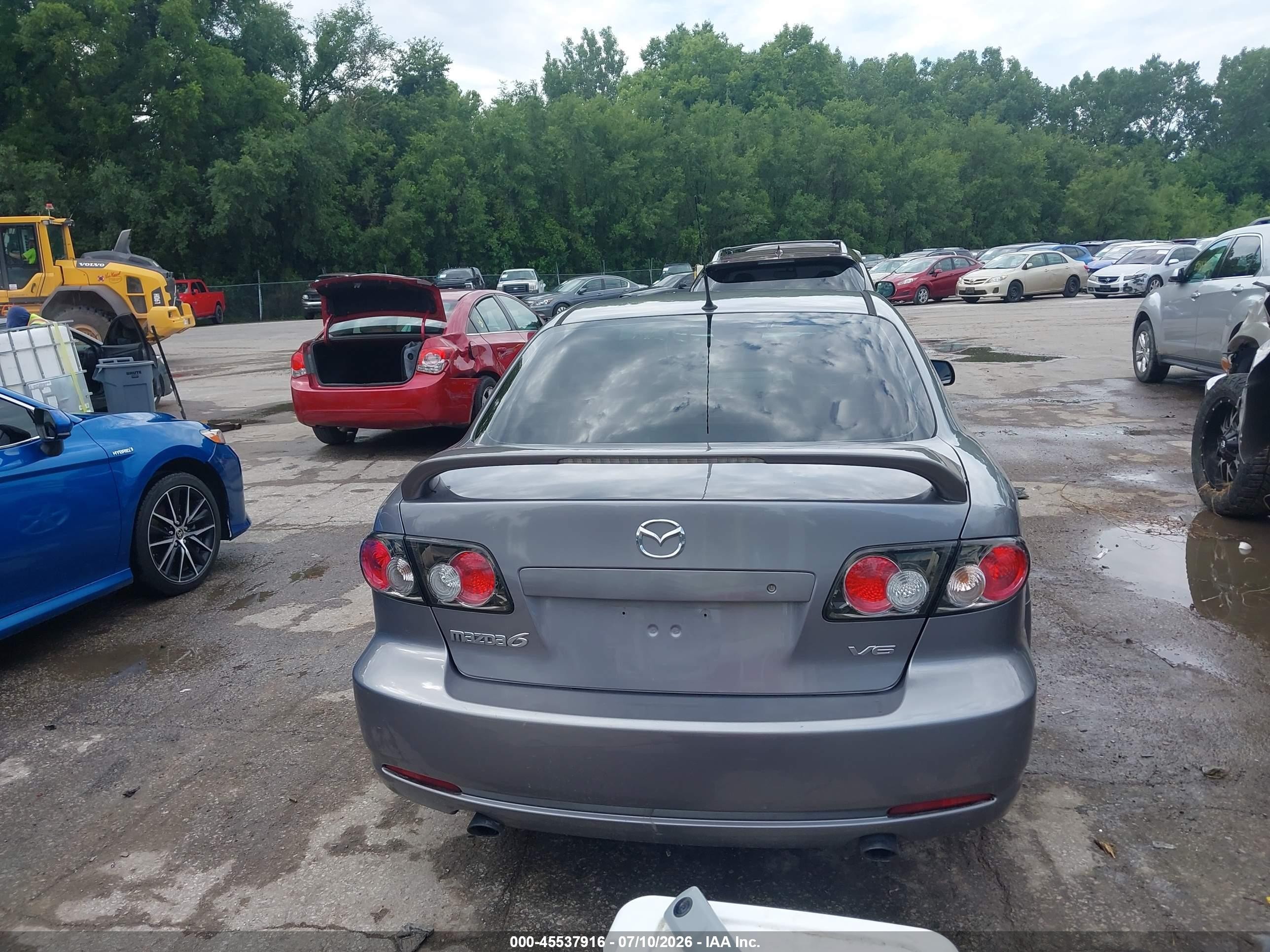 2006 Mazda Mazda6 Sport S Gray vin: 1YVHP80DX65M38708