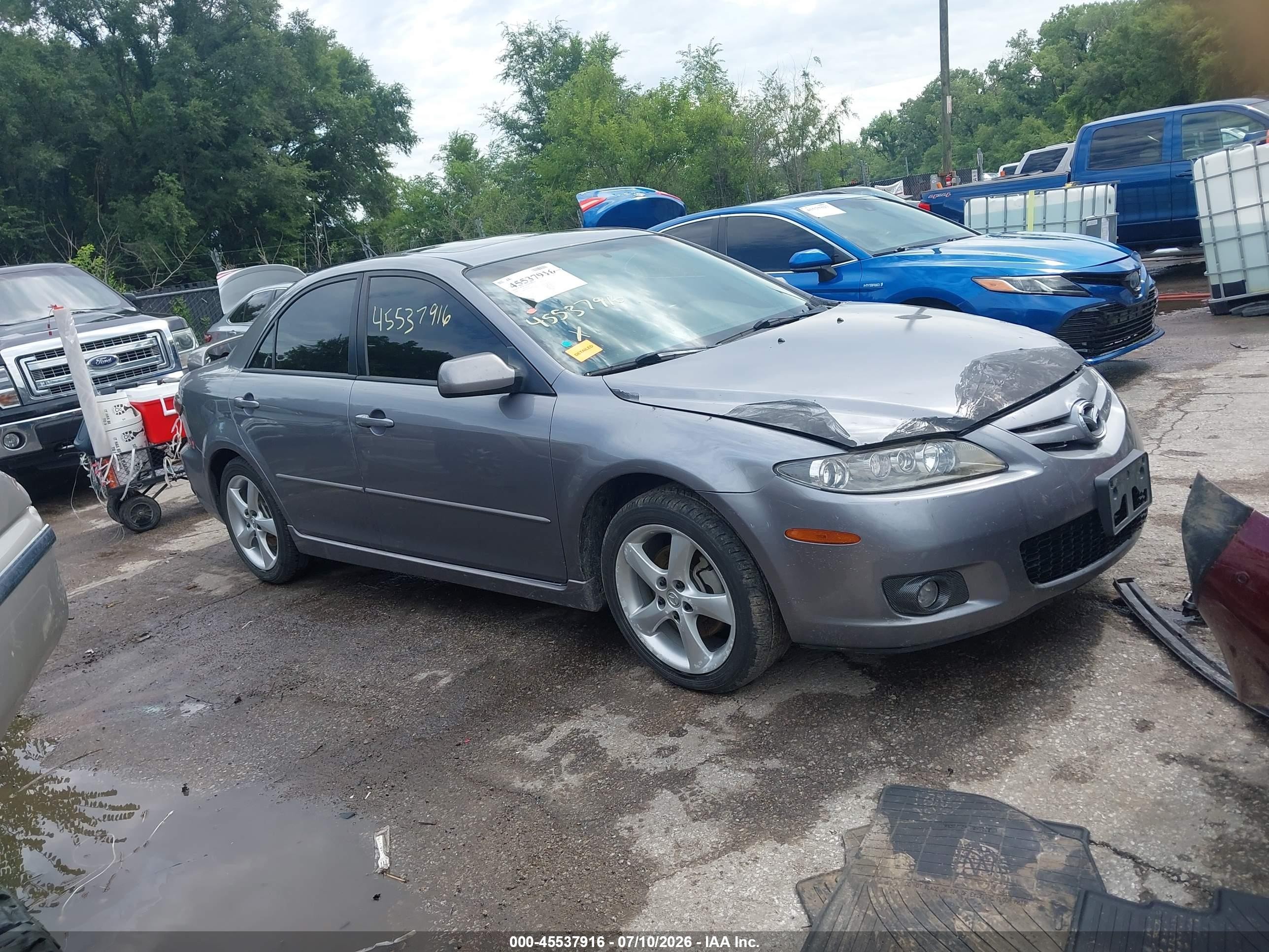 2006 Mazda Mazda6 Sport S Gray vin: 1YVHP80DX65M38708