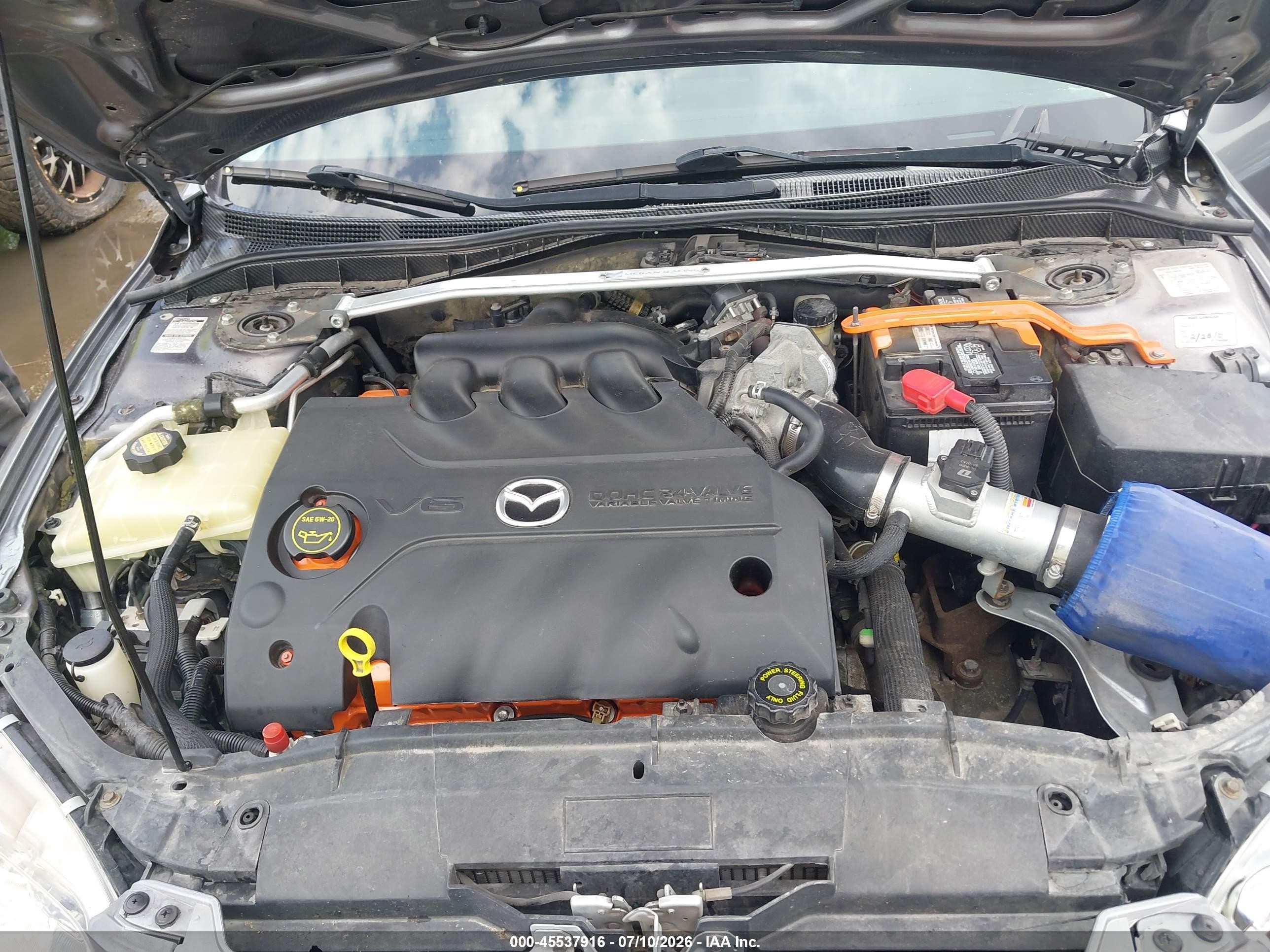 2006 Mazda Mazda6 Sport S Gray vin: 1YVHP80DX65M38708