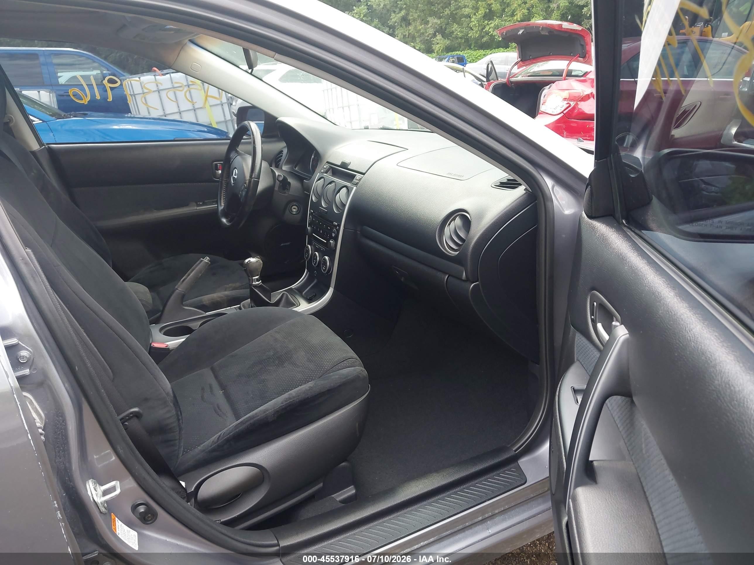 2006 Mazda Mazda6 Sport S Gray vin: 1YVHP80DX65M38708