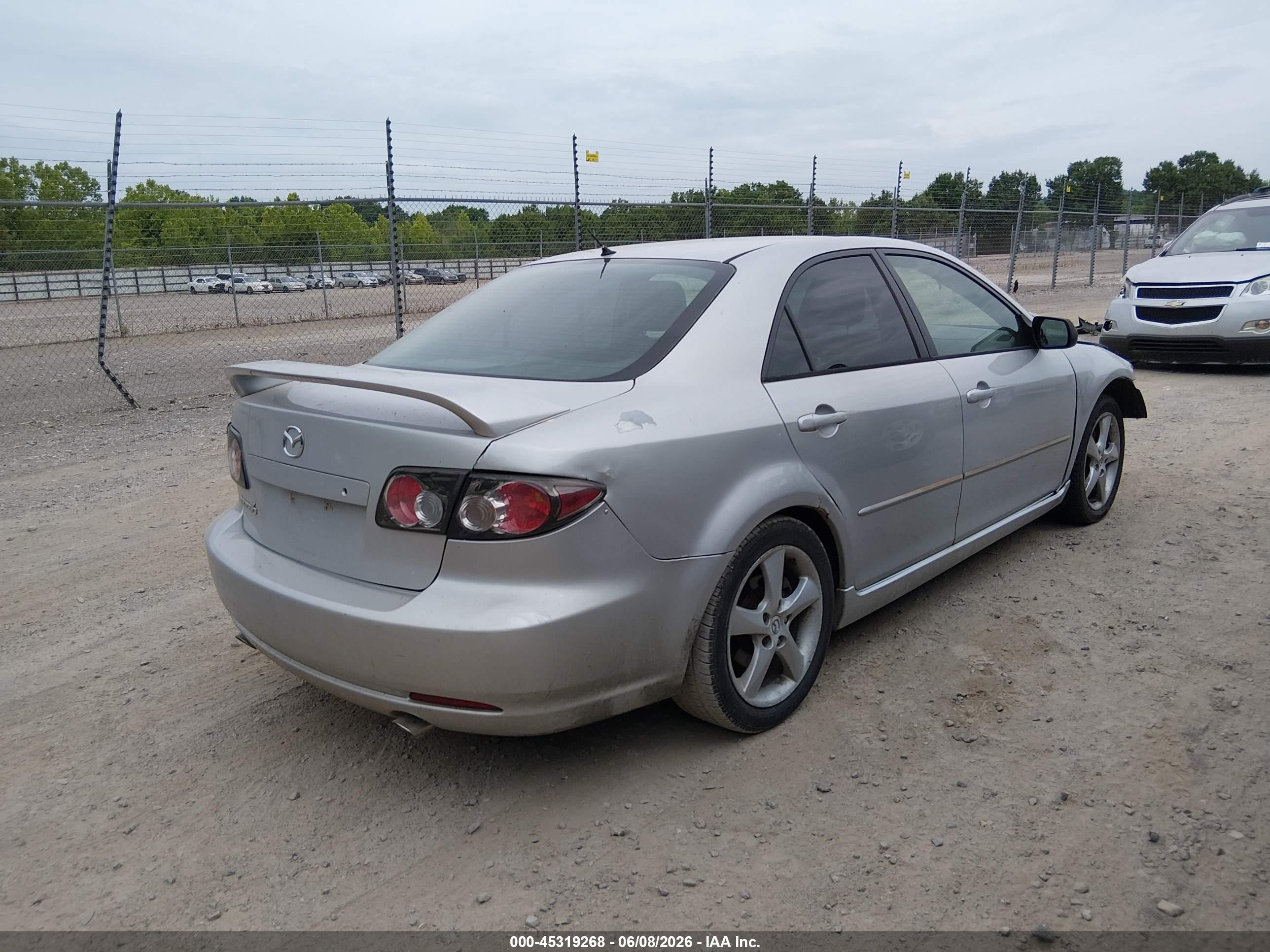 2008 Mazda Mazda6 S Touring Silver vin: 1YVHP80DX85M12239