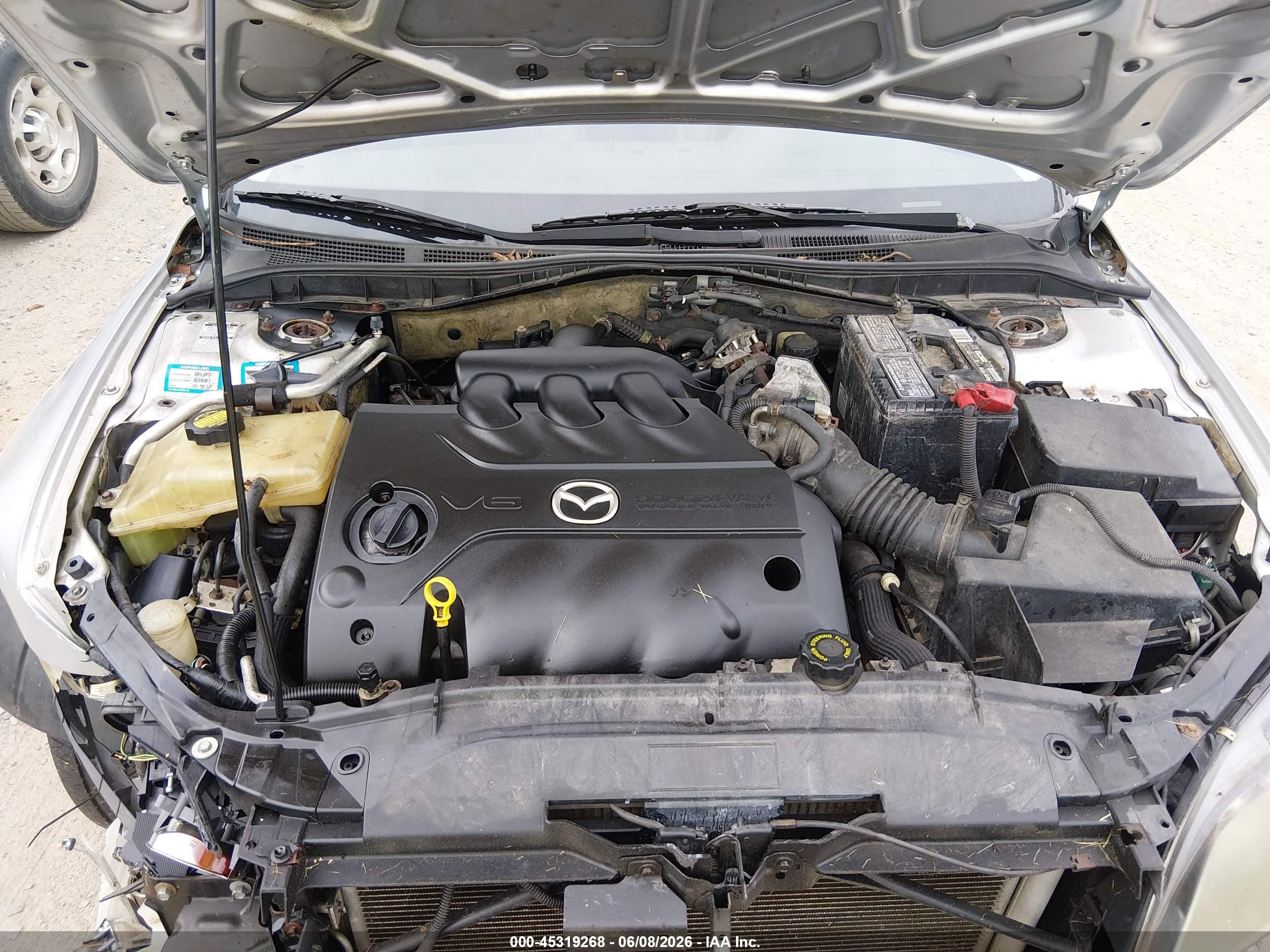 2008 Mazda Mazda6 S Touring Silver vin: 1YVHP80DX85M12239