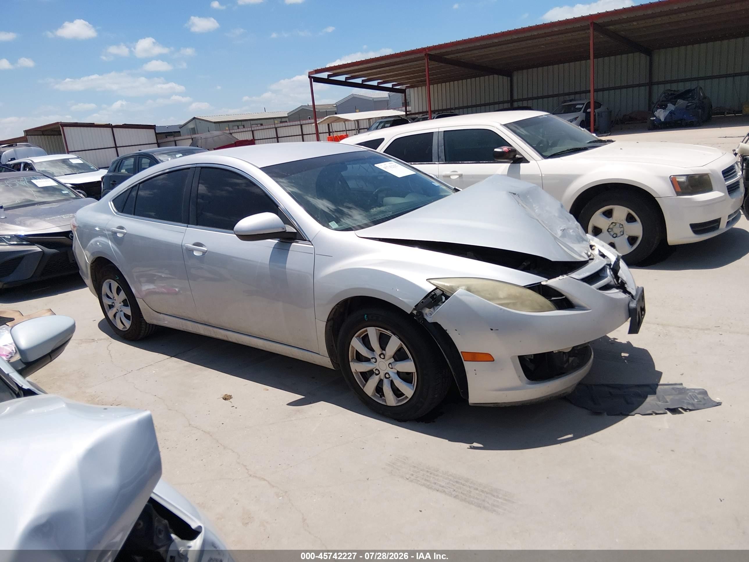 2009 Mazda Mazda6 I Sport Серебряный vin: 1YVHP81A095M12904