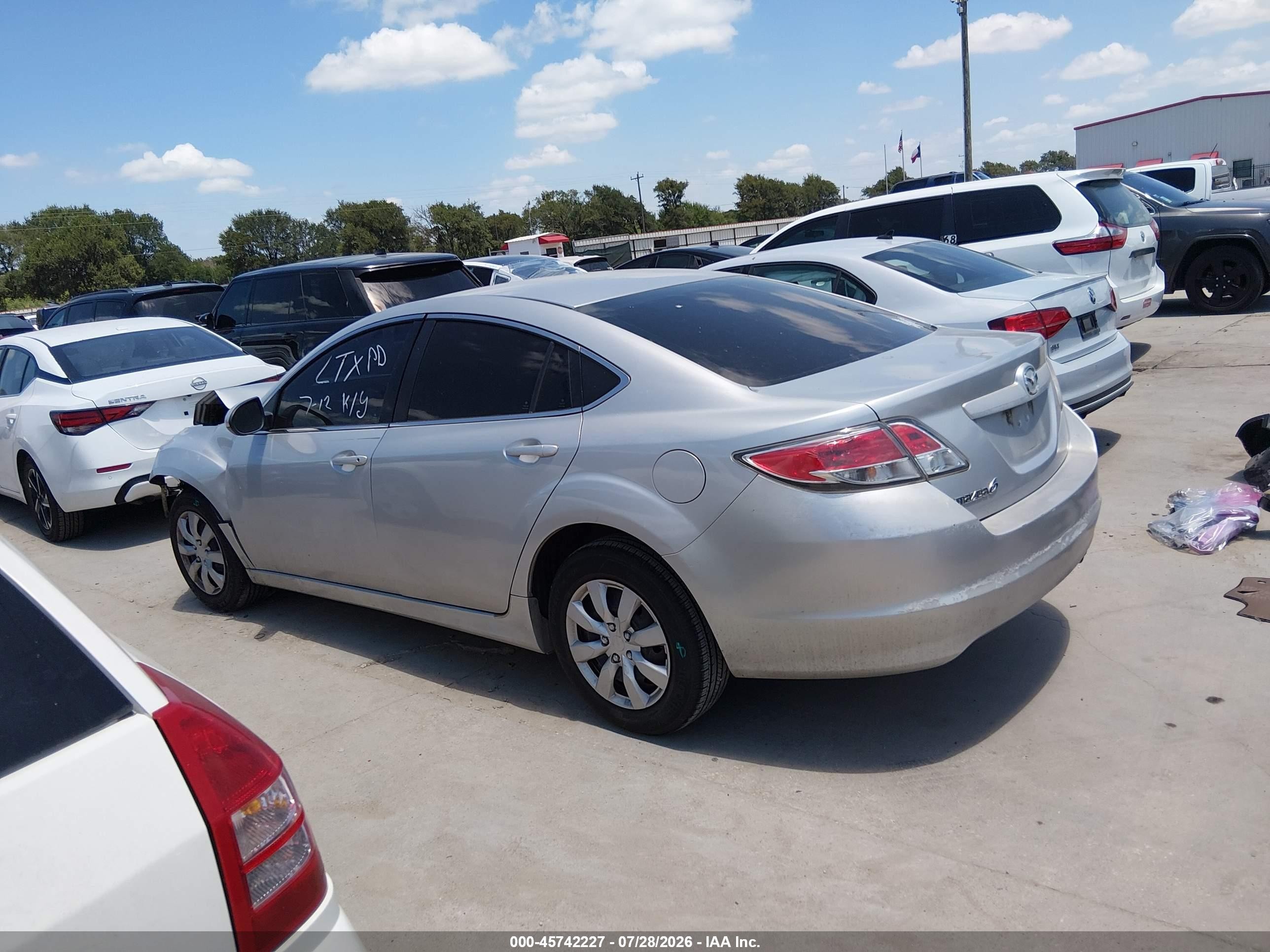 2009 Mazda Mazda6 I Sport Серебряный vin: 1YVHP81A095M12904