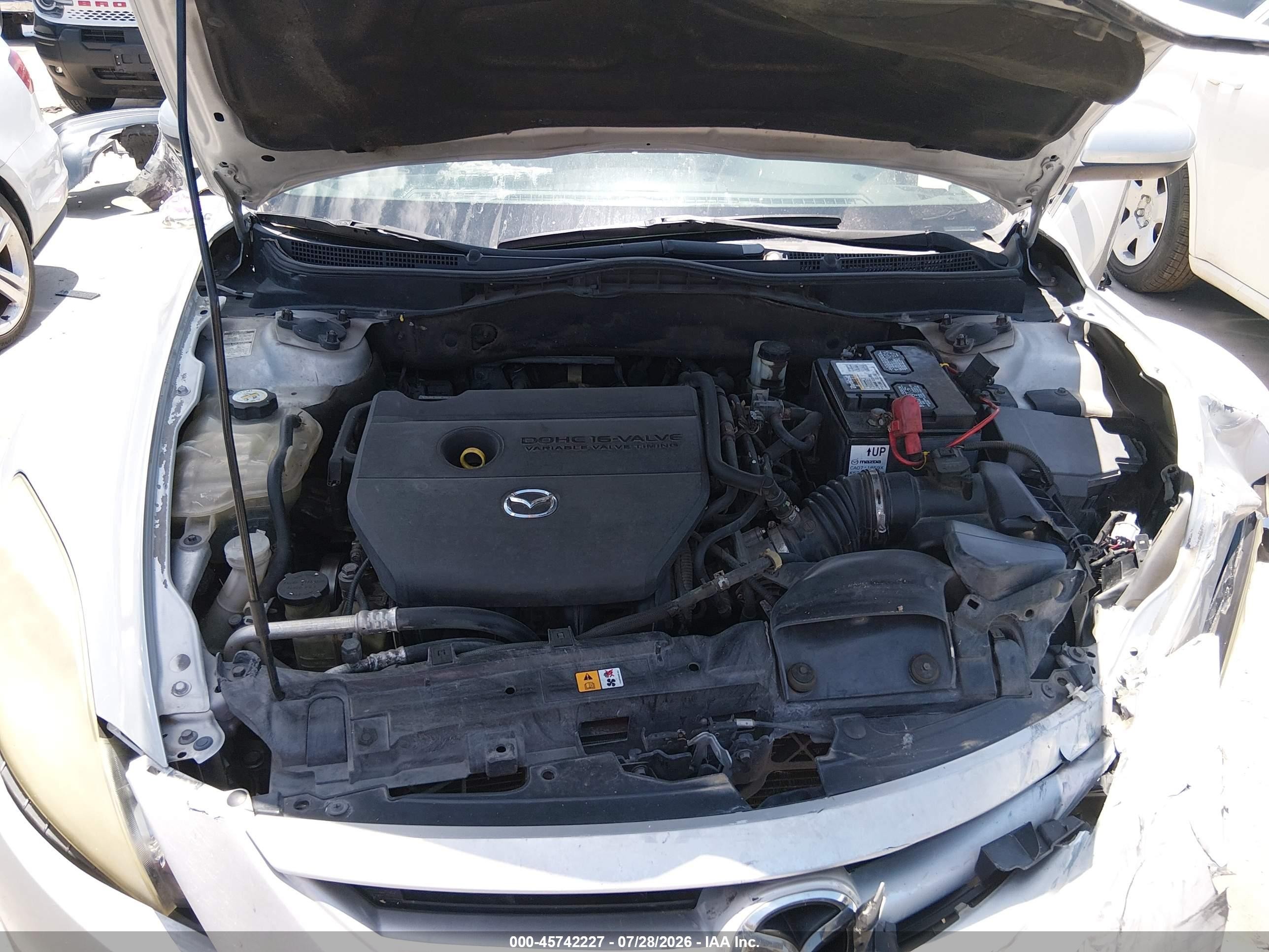2009 Mazda Mazda6 I Sport Серебряный vin: 1YVHP81A095M12904