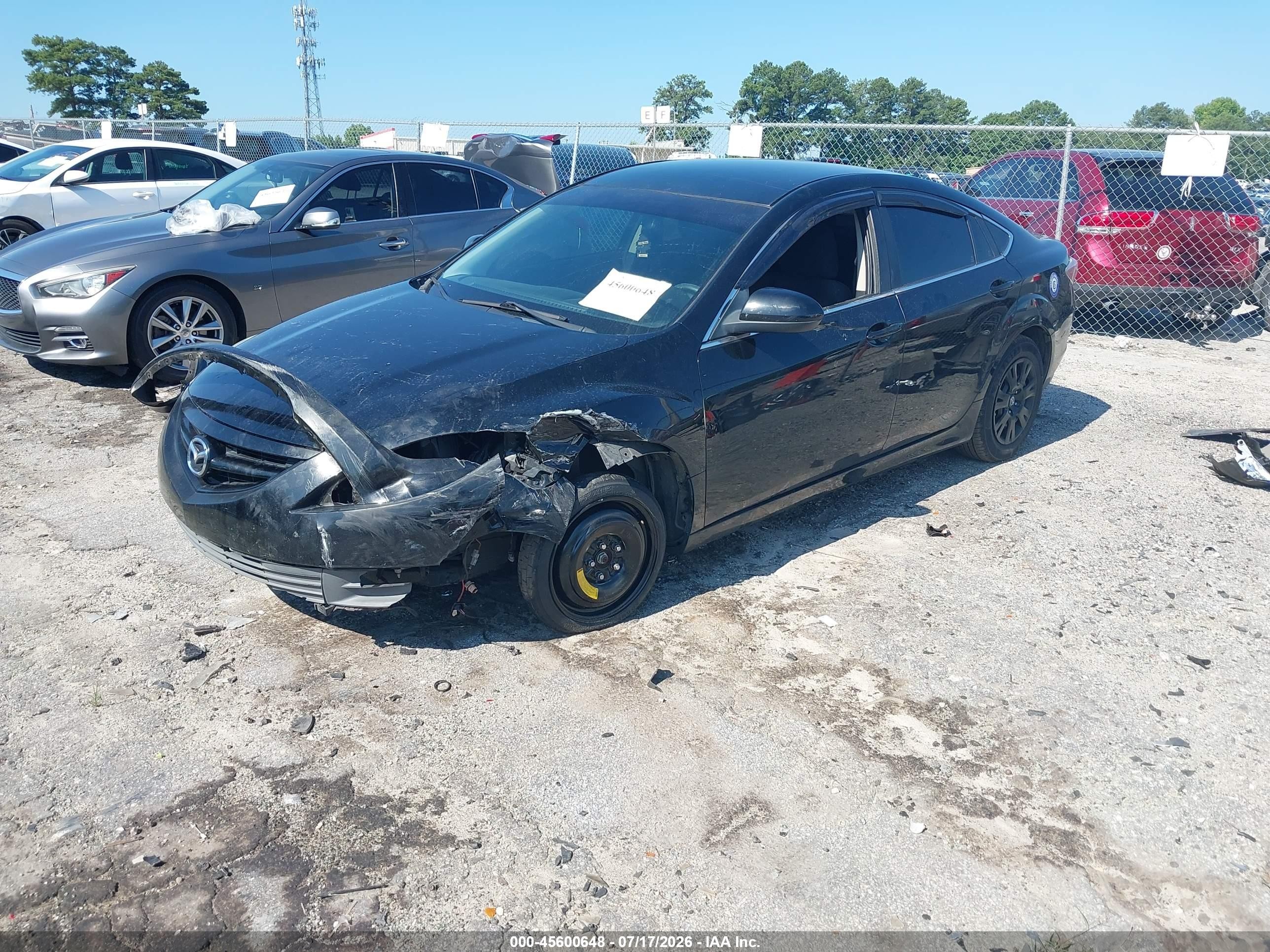 2009 Mazda Mazda6 I Sport Черный vin: 1YVHP81A095M18413