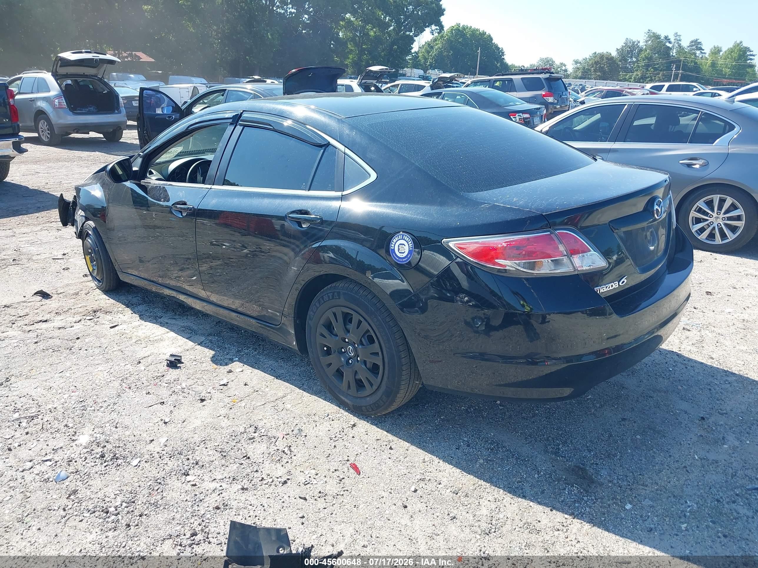 2009 Mazda Mazda6 I Sport Черный vin: 1YVHP81A095M18413