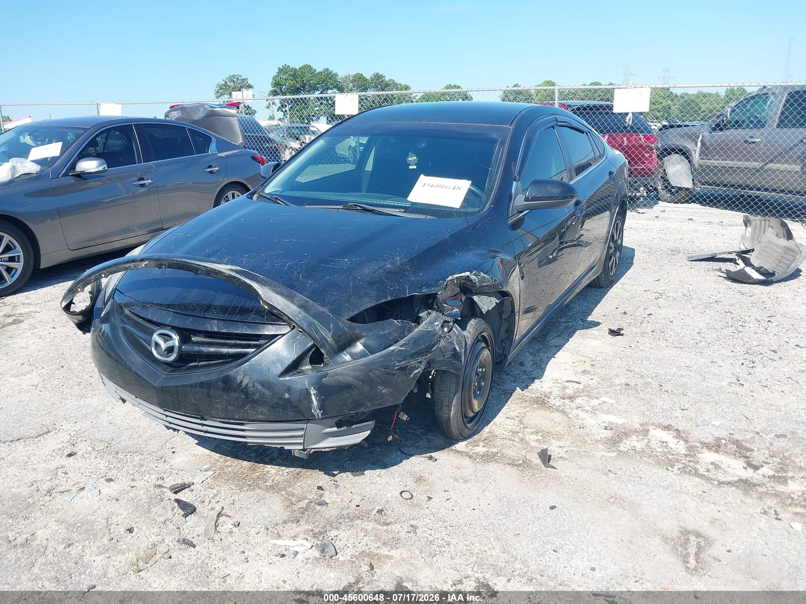 2009 Mazda Mazda6 I Sport Черный vin: 1YVHP81A095M18413