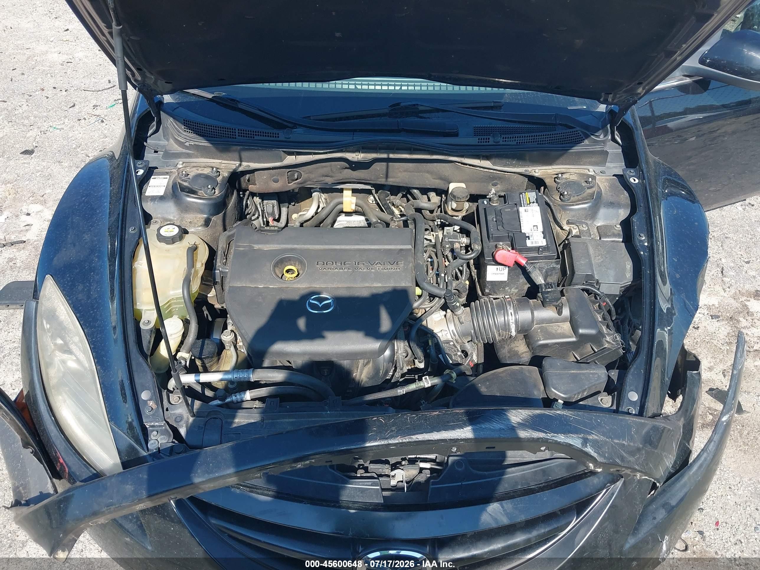 2009 Mazda Mazda6 I Sport Черный vin: 1YVHP81A095M18413