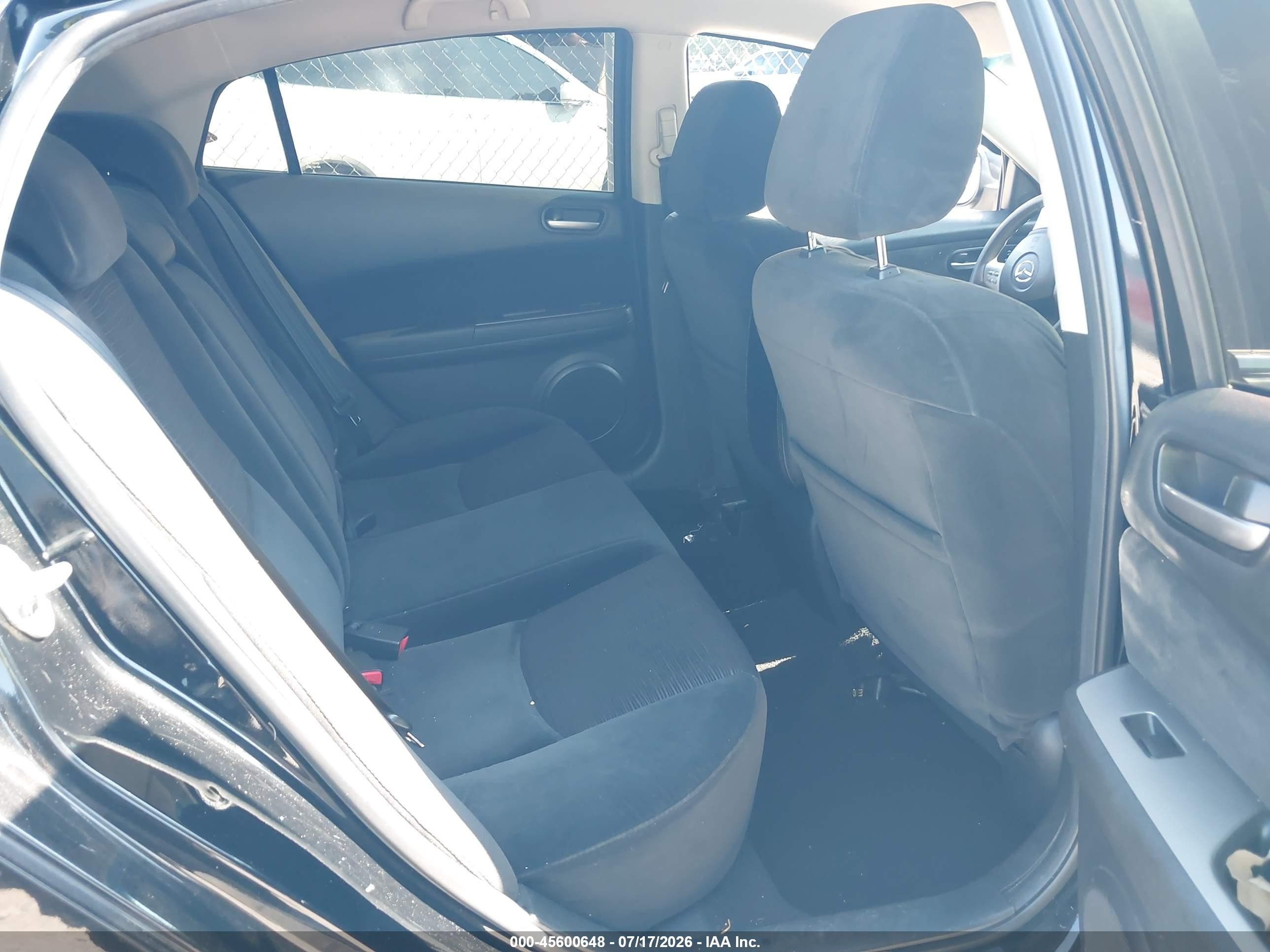 2009 Mazda Mazda6 I Sport Черный vin: 1YVHP81A095M18413